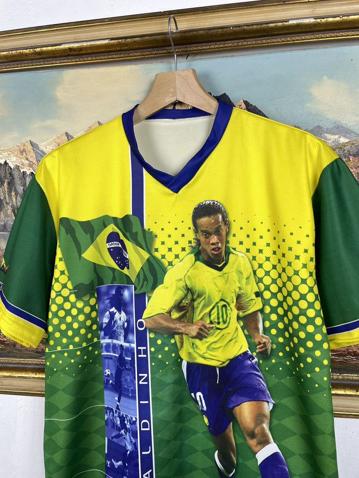 Vintage Ronaldinho Vintage Y2k Brazil T-shirt Tee Soccer Football Size US M / EU 48-50 / 2 - 5 Thumbnail