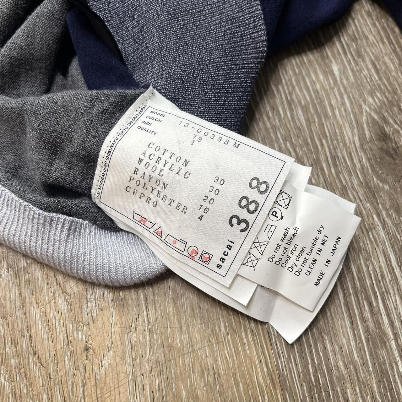 Japanese Brand × Sacai sacai color block cardigan Size US S / EU 44-46 / 1 - 3 Thumbnail