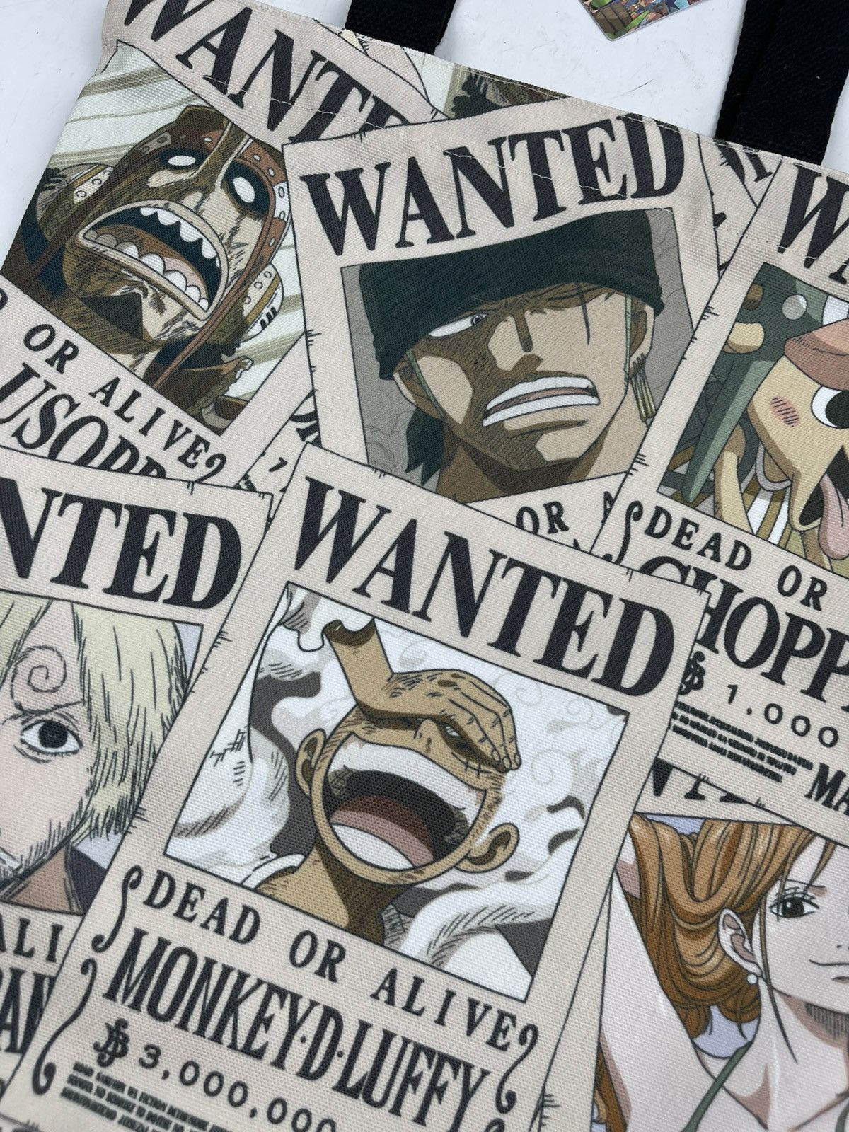 Japanese Brand × One Piece one piece wanted poster tote bag tc39 Size ONE SIZE - 5 Thumbnail
