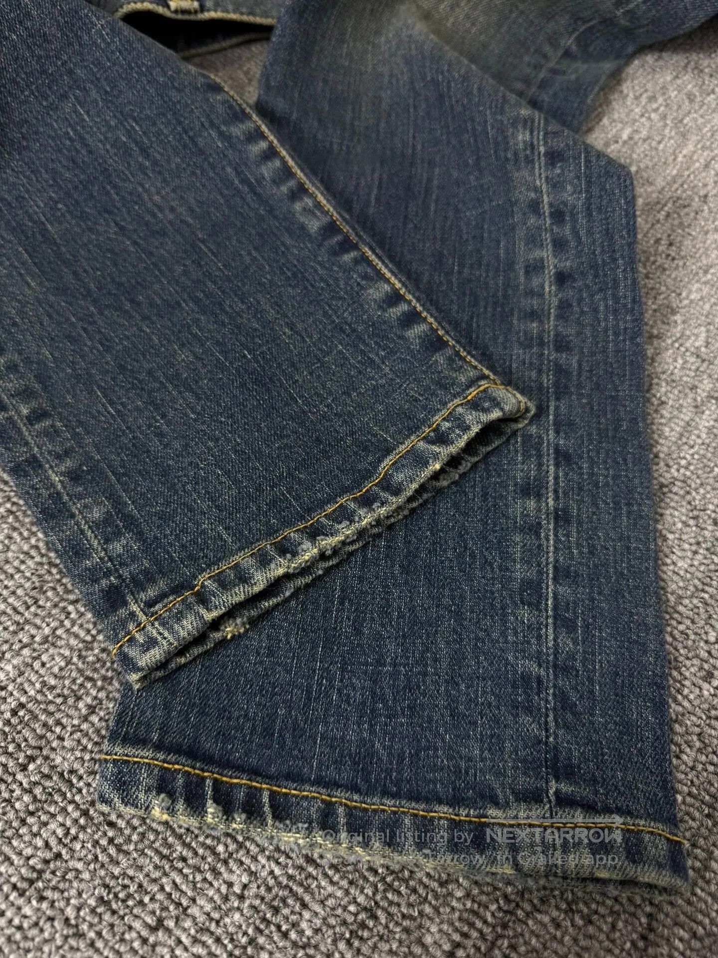 Saint Laurent Paris Saint Laurent Blue Washed Denim Jeans. Size US 29 - 4 Thumbnail