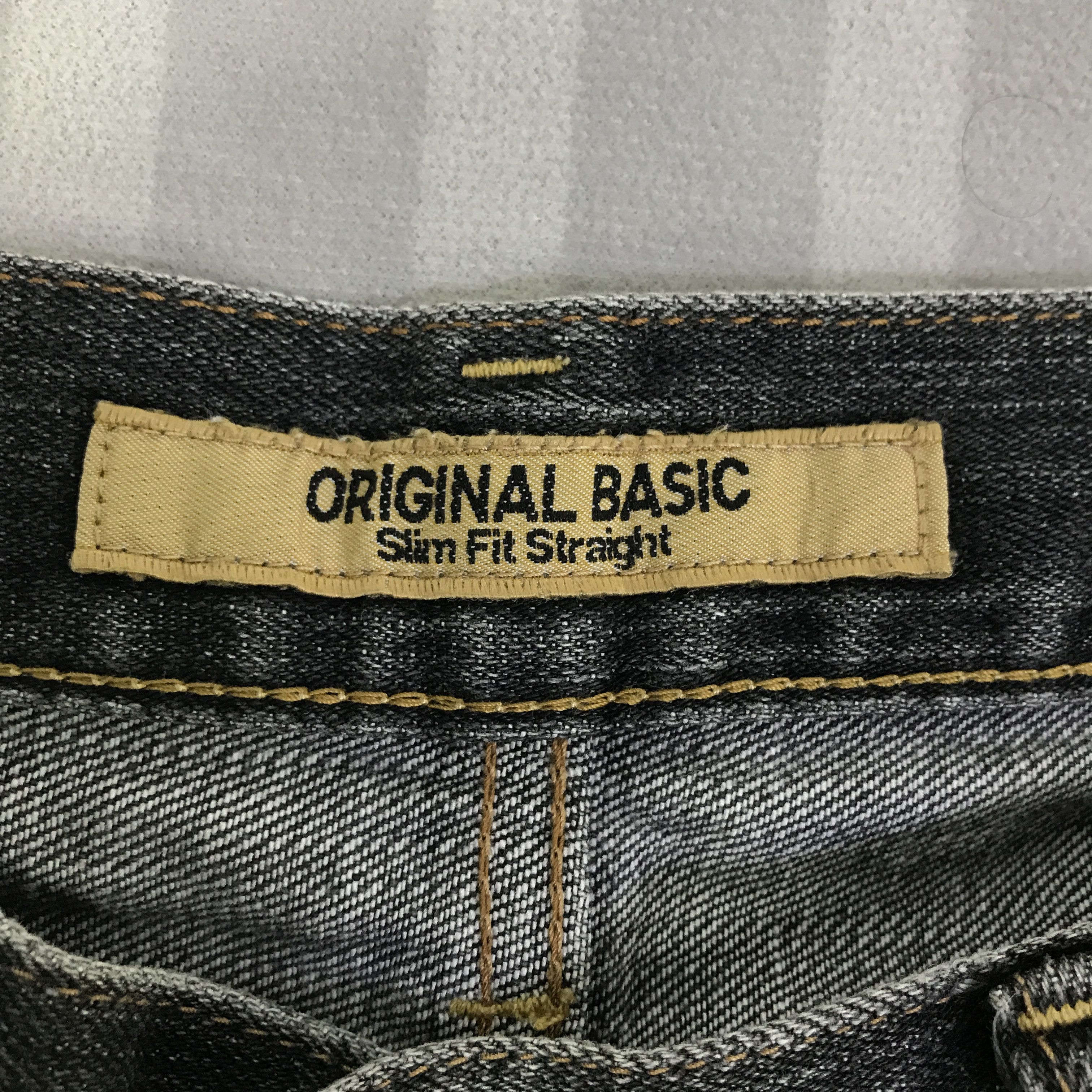 Japanese Brand Vintage Japan denim Original Basic Slim Fit Jeans K74B13 Size US 30 / EU 46 - 13 Thumbnail