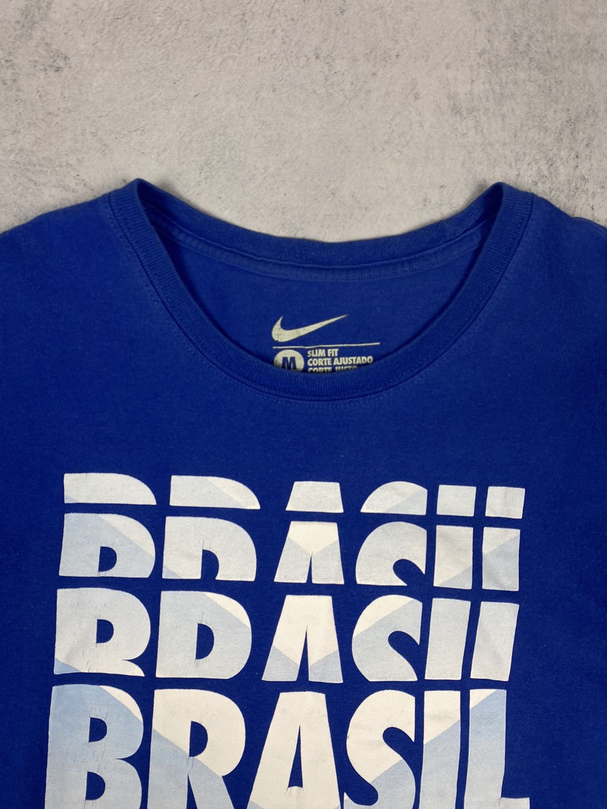 Nike Nike Brasil Streetwear Big Logo Y2K Tee Size US M / EU 48-50 / 2 - 4 Thumbnail