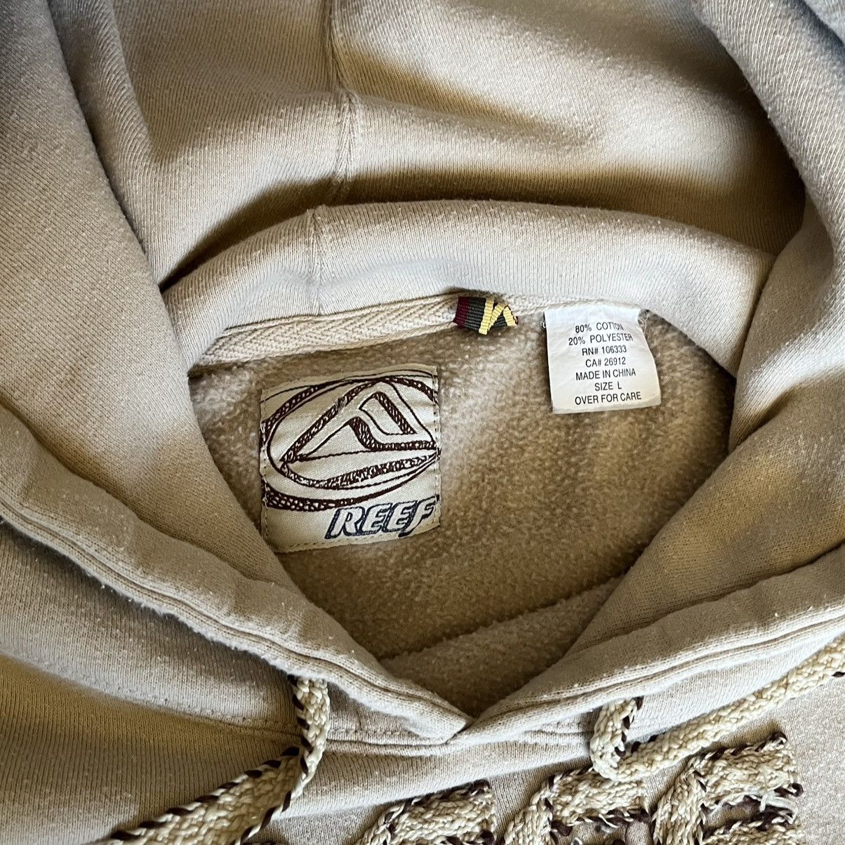 REEF Vintage Y2K Reef Surf Skate Embroidered Logo Pullover Hoodie Size US L / EU 52-54 / 3 - 5 Thumbnail
