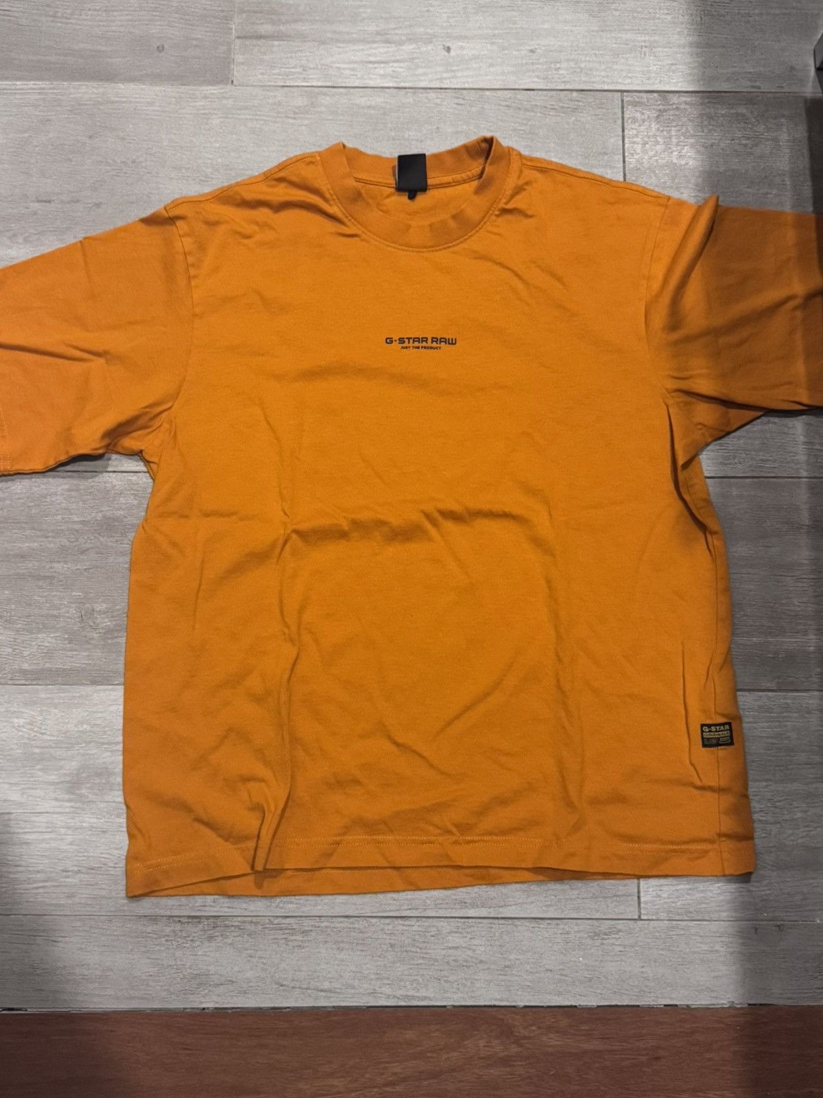 G-Star Orange G-Star logo T shirt Size US M / EU 48-50 / 2 - 1 Thumbnail
