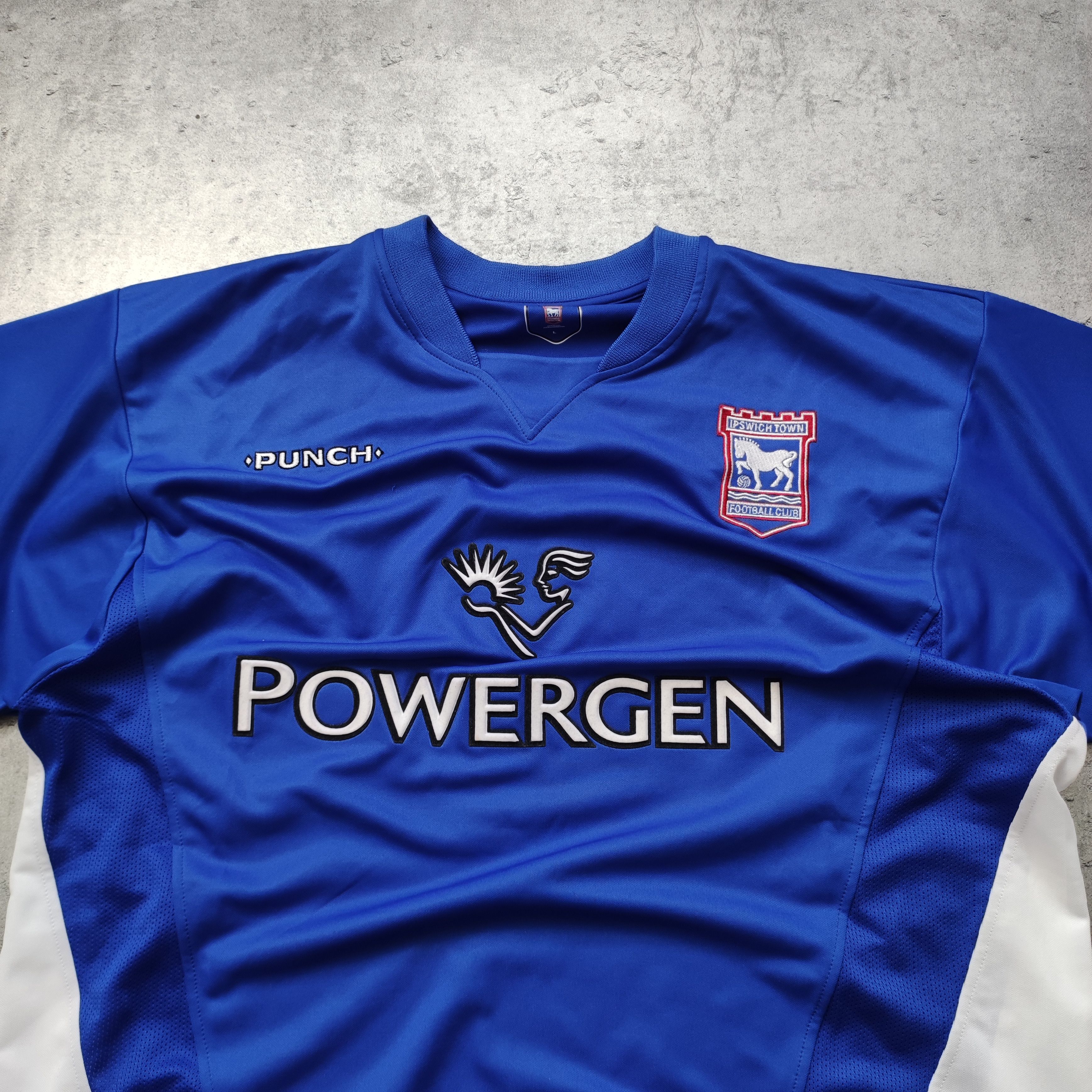 Vintage RARE 2003/04 Vintage Ipswich Town Football Club Home Jersey Size US L / EU 52-54 / 3 - 4 Thumbnail