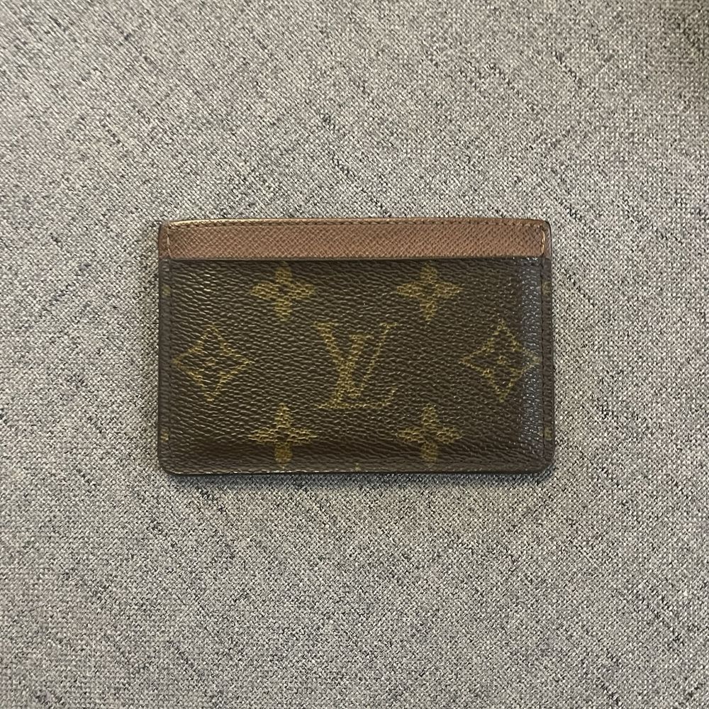 Louis Vuitton Louis Vuitton Leather Card Holder Wallet Size ONE SIZE - 2 Thumbnail