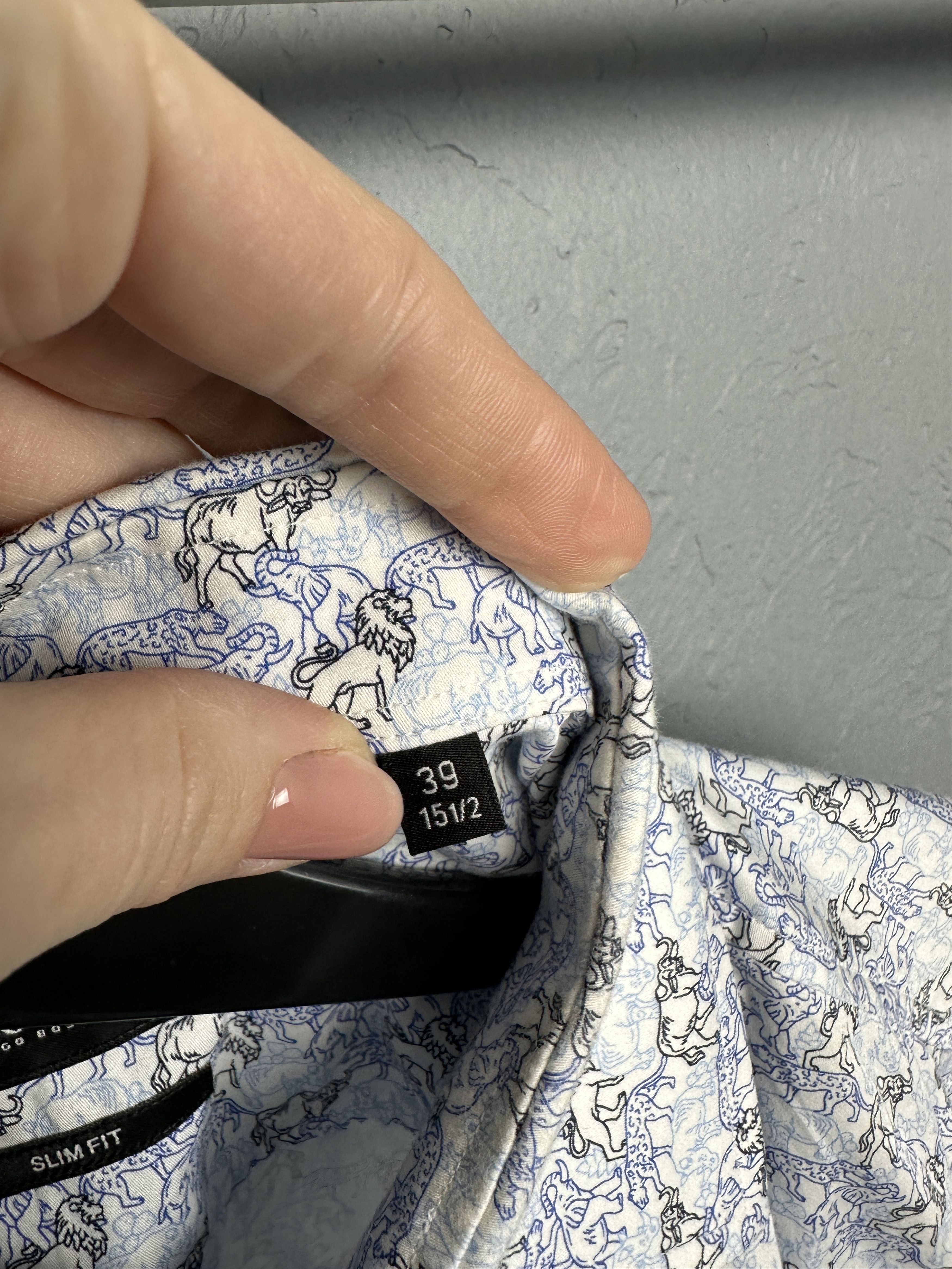 Hugo Boss Hugo Boss Mens Long Sleeve Shirt Size US M / EU 48-50 / 2 - 4 Thumbnail