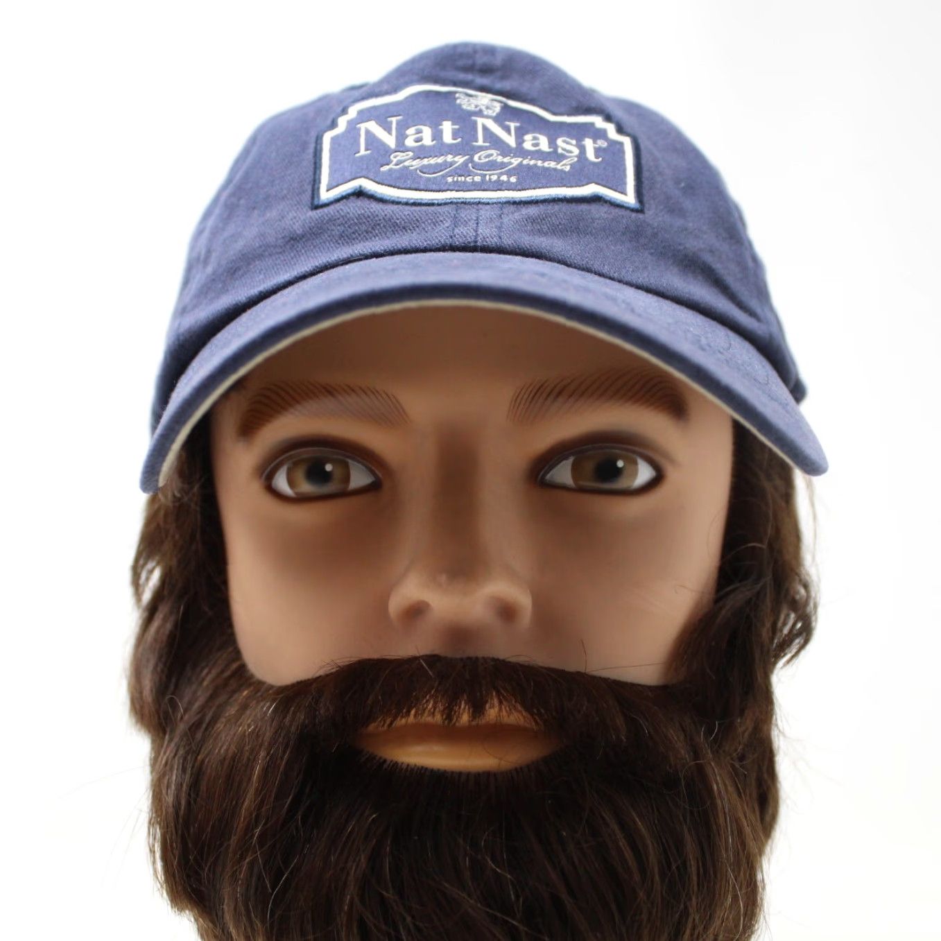 Nat Nast Nat Nast Hat Blue Adjustable 100% Cotton Shell Baseball Cap Mens Adjustable Blue Cotton Twill Baseball Cap Size ONE SIZE - 4 Thumbnail
