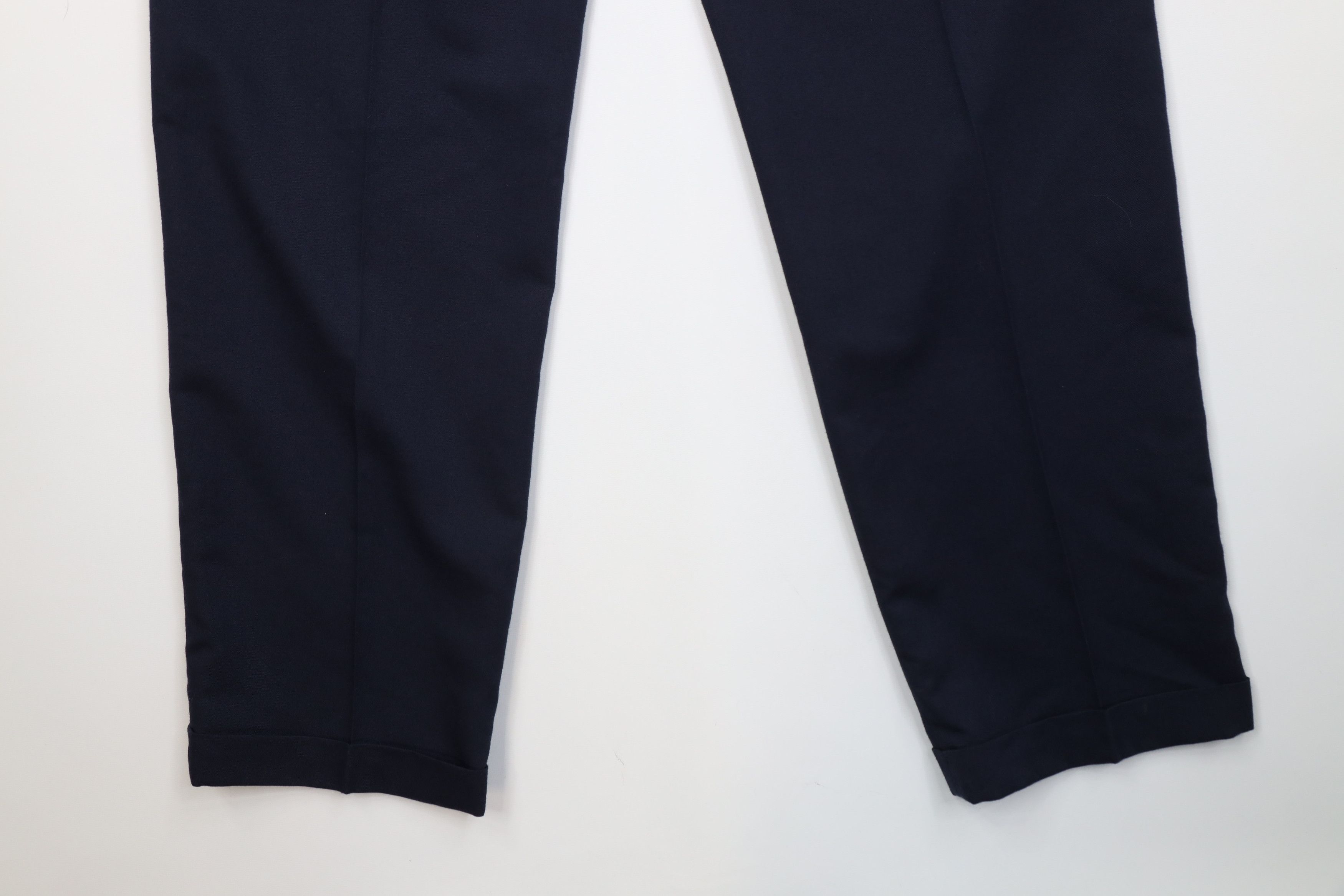 Vintage Vintage 90s Streetwear Knit Pleated Chino Pants Blue USA Size US 36 / EU 52 - 12 Thumbnail