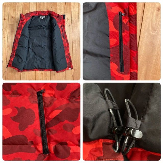 Bape BAPE Red Camo Puffer Down Vest a bathing ape Size US XL / EU 56 / 4 - 6 Thumbnail