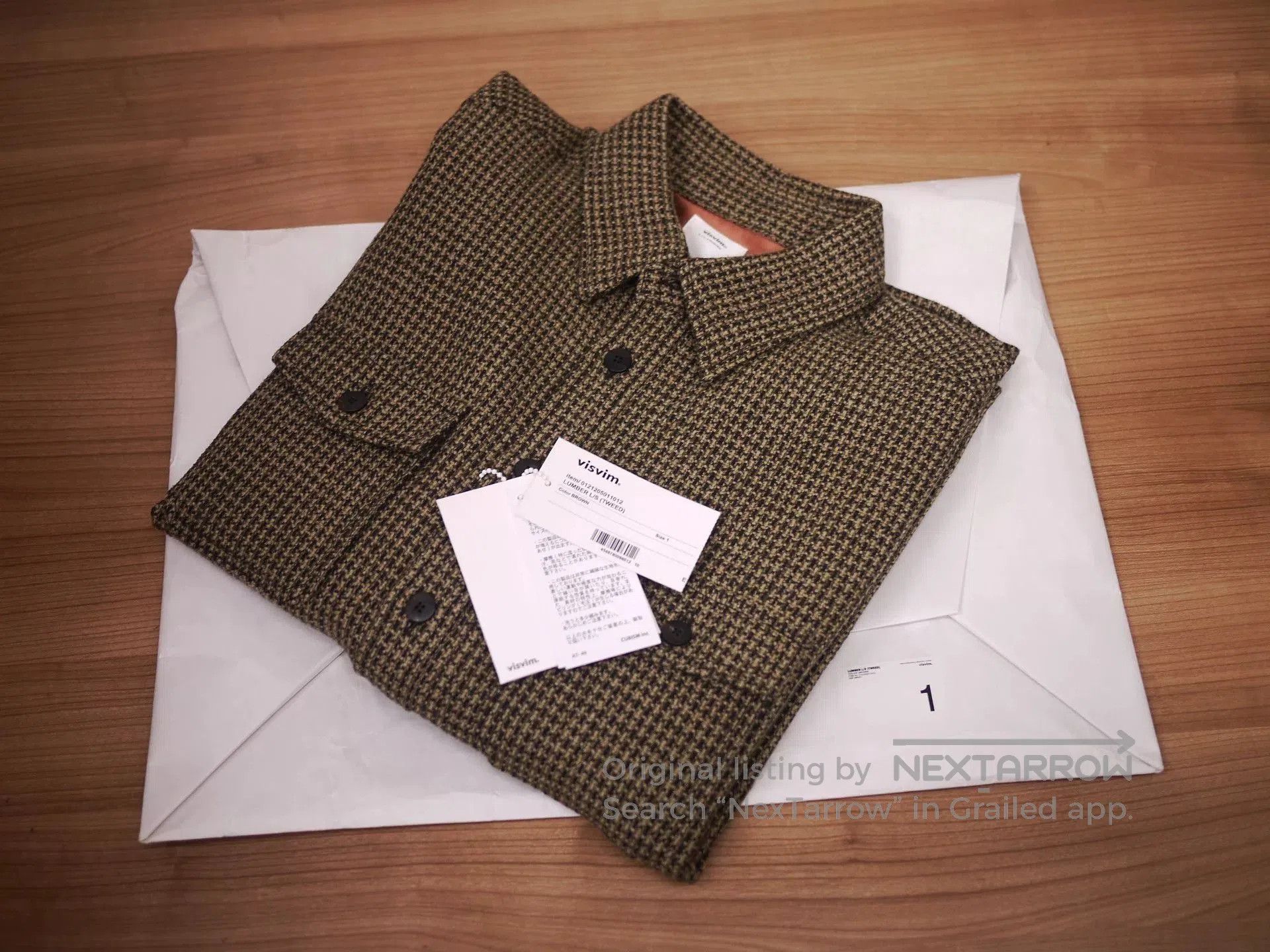 Visvim VISVIM LUMBER SHIRT (TWEED). Size US S / EU 44-46 / 1 - 8 Thumbnail