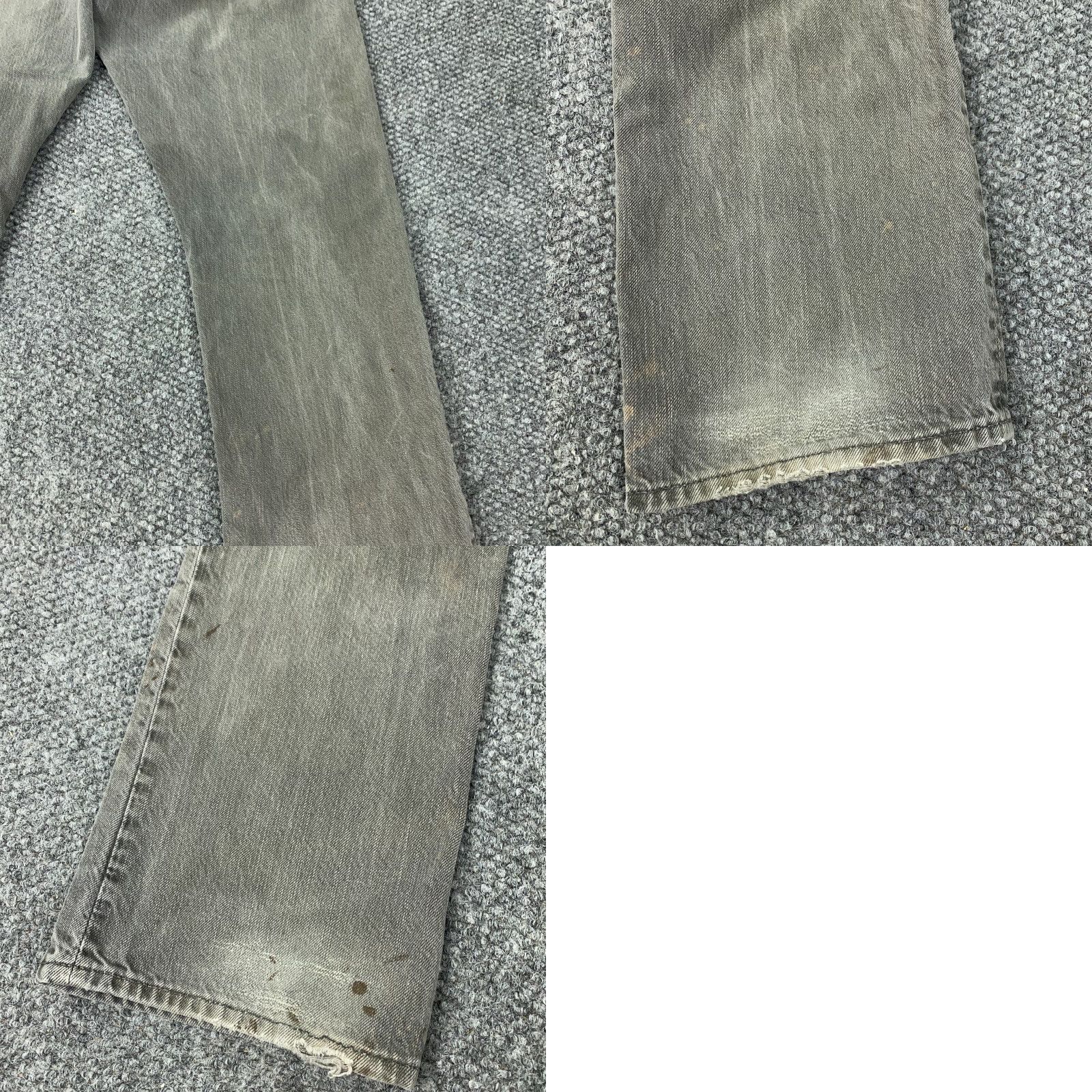 Gap GAP 1969 Jeans Mens 32x32 Gray Denim Straight Distressed Size US 32 / EU 48 - 11 Thumbnail