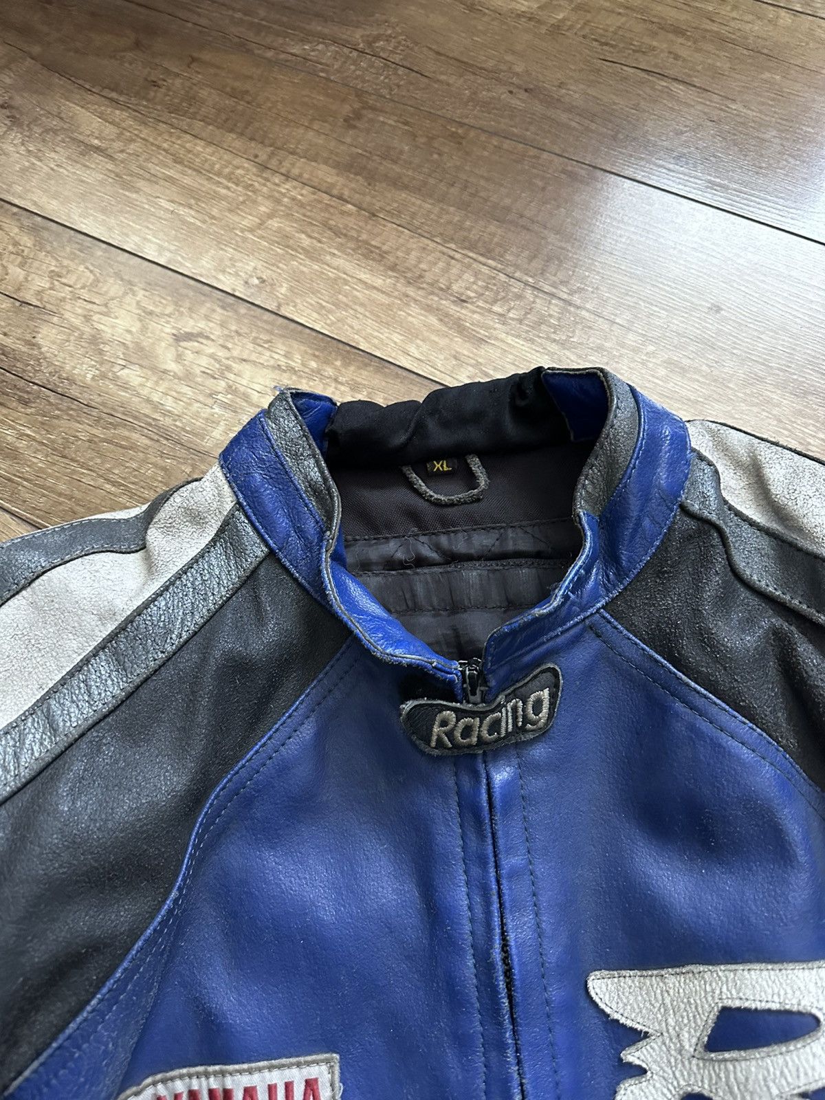 Yamaha Yamaha Leather Vintage Racing Moto Jacket Distressed 90s Size US XL / EU 56 / 4 - 9 Thumbnail