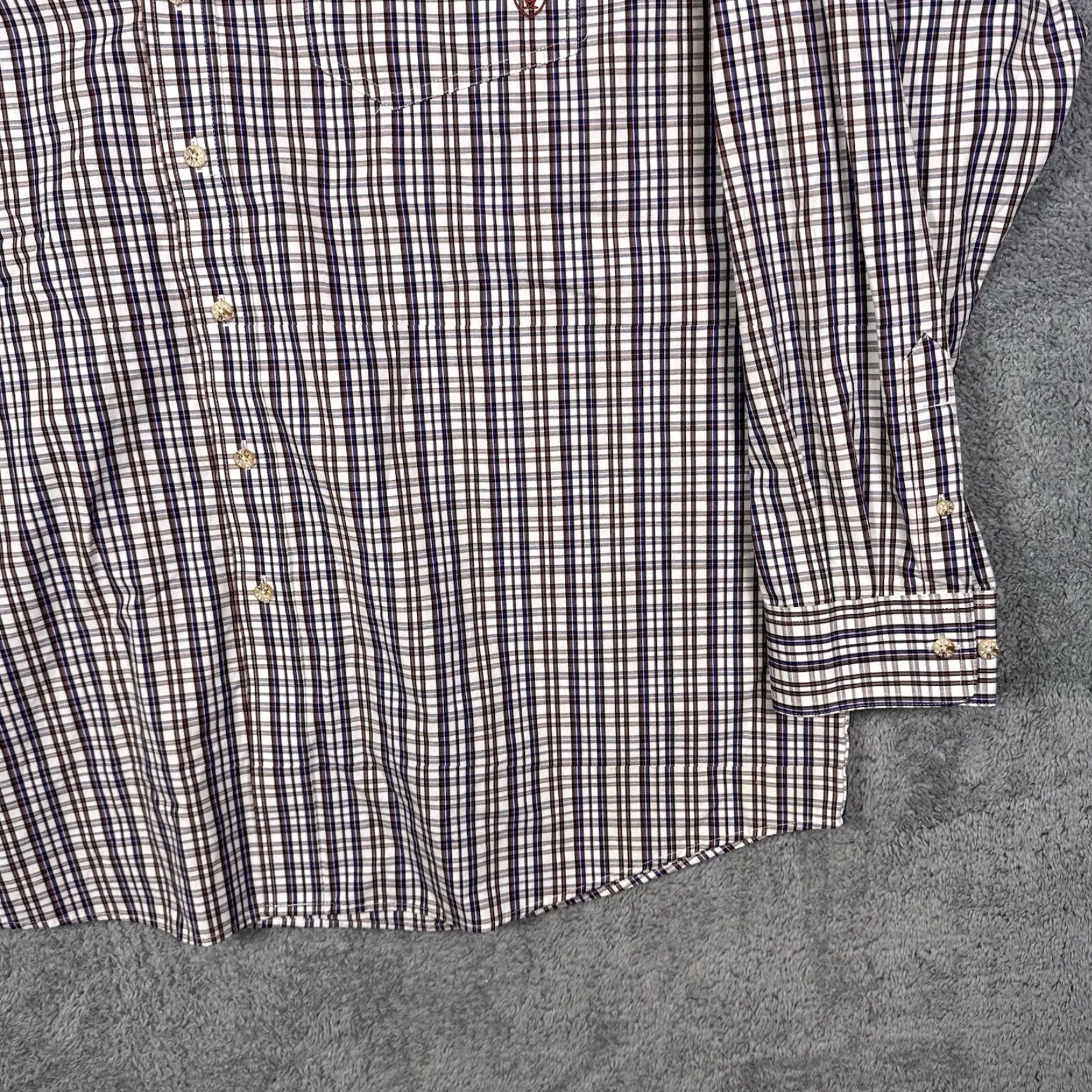 Ariat Ariat Pro Series Shirt Men's 2XL XXL Adel Plaid Workwear Utility Wicking UPF Shirt Size US XXL / EU 58 / 5 - 4 Thumbnail