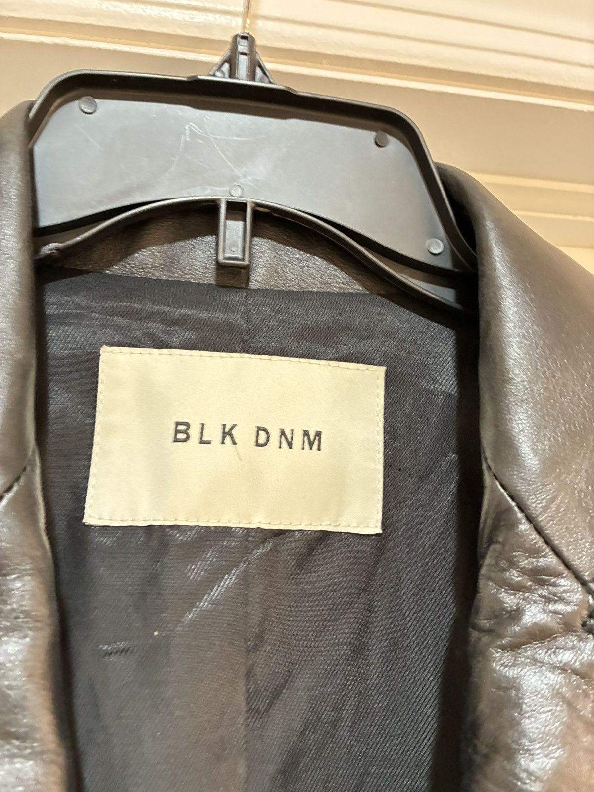 Blk Dnm Leather jacket 175 EU 48 USA 38 Size US M / EU 48-50 / 2 - 12 Thumbnail