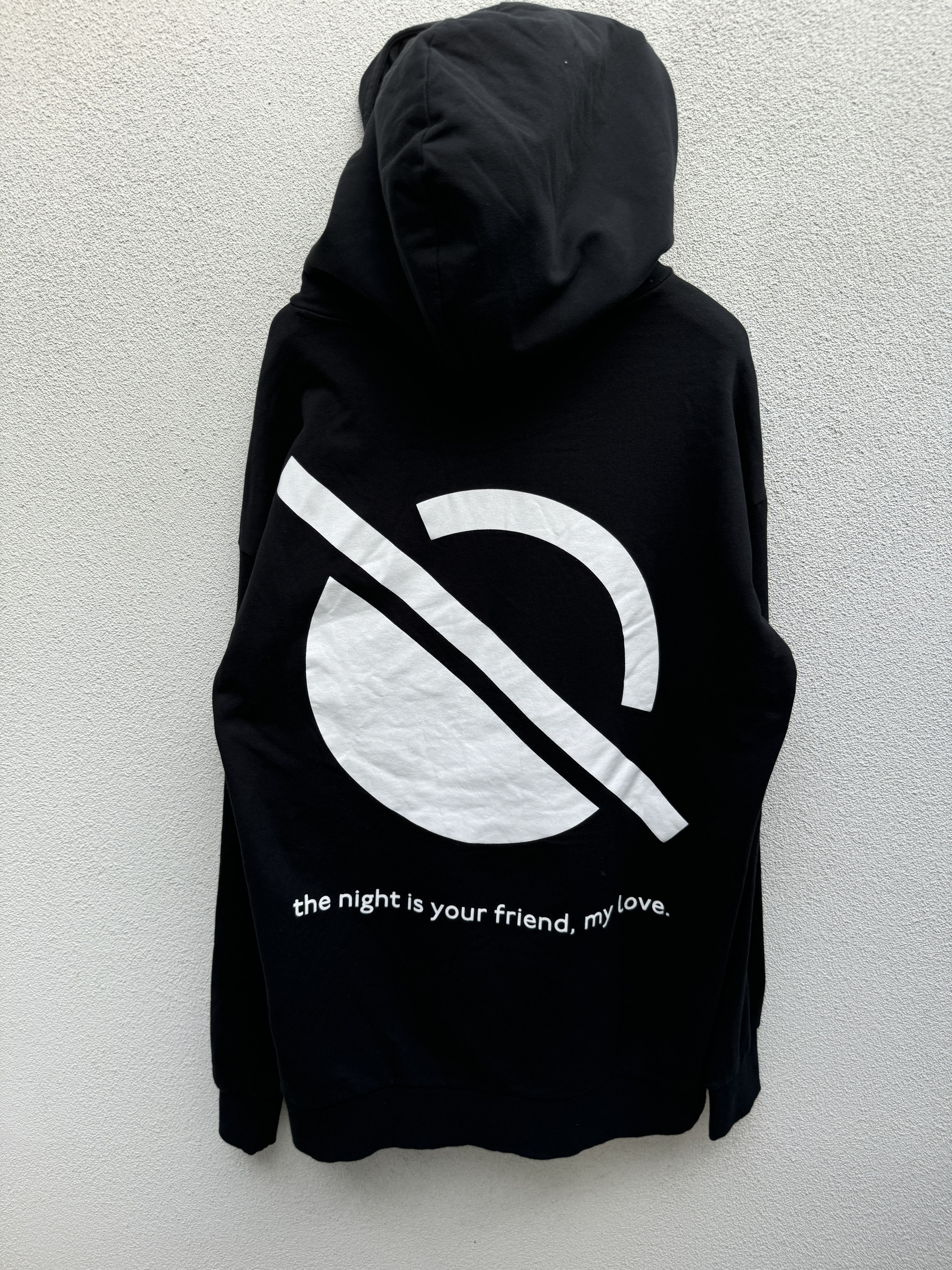 Thom Krom Thom Krom Black Cotton Bone Hoddie Sweater with Print Size US XL / EU 56 / 4 - 1 Thumbnail