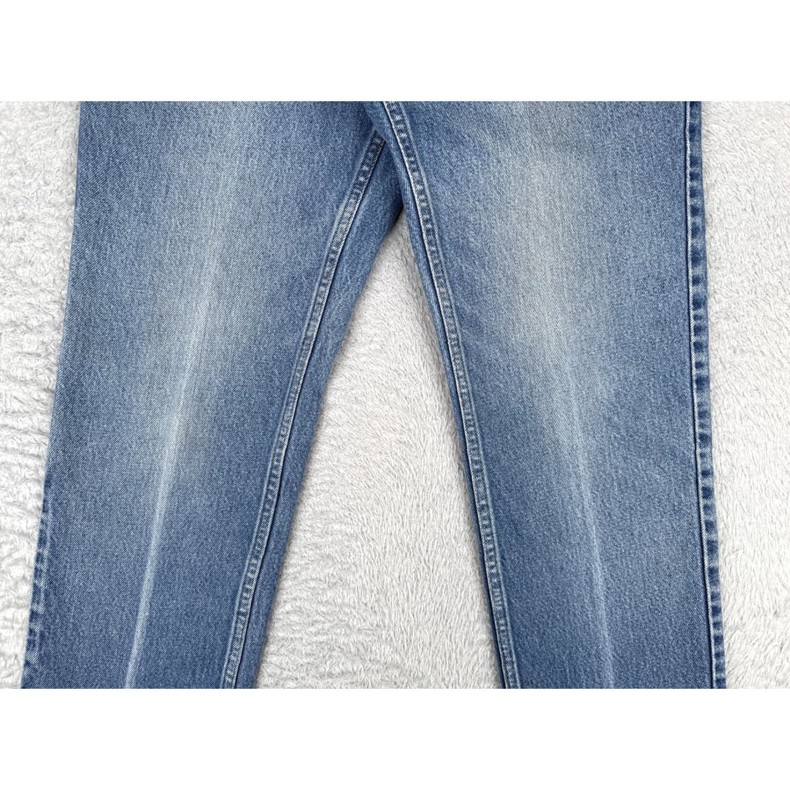 Vintage L.L.Bean Jeans Mens 33x30 Blue 5-Pocket Classic Fit Straight Leg Cotton Denim Size US 33 - 3 Thumbnail
