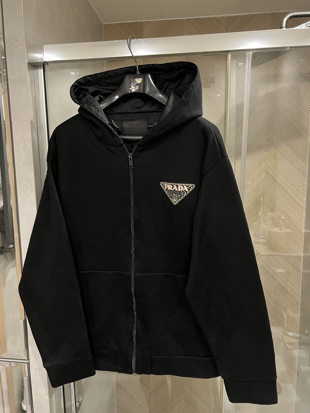 Prada Prada re-nylon zip hoodie Size US L / EU 52-54 / 3 - 2 Thumbnail