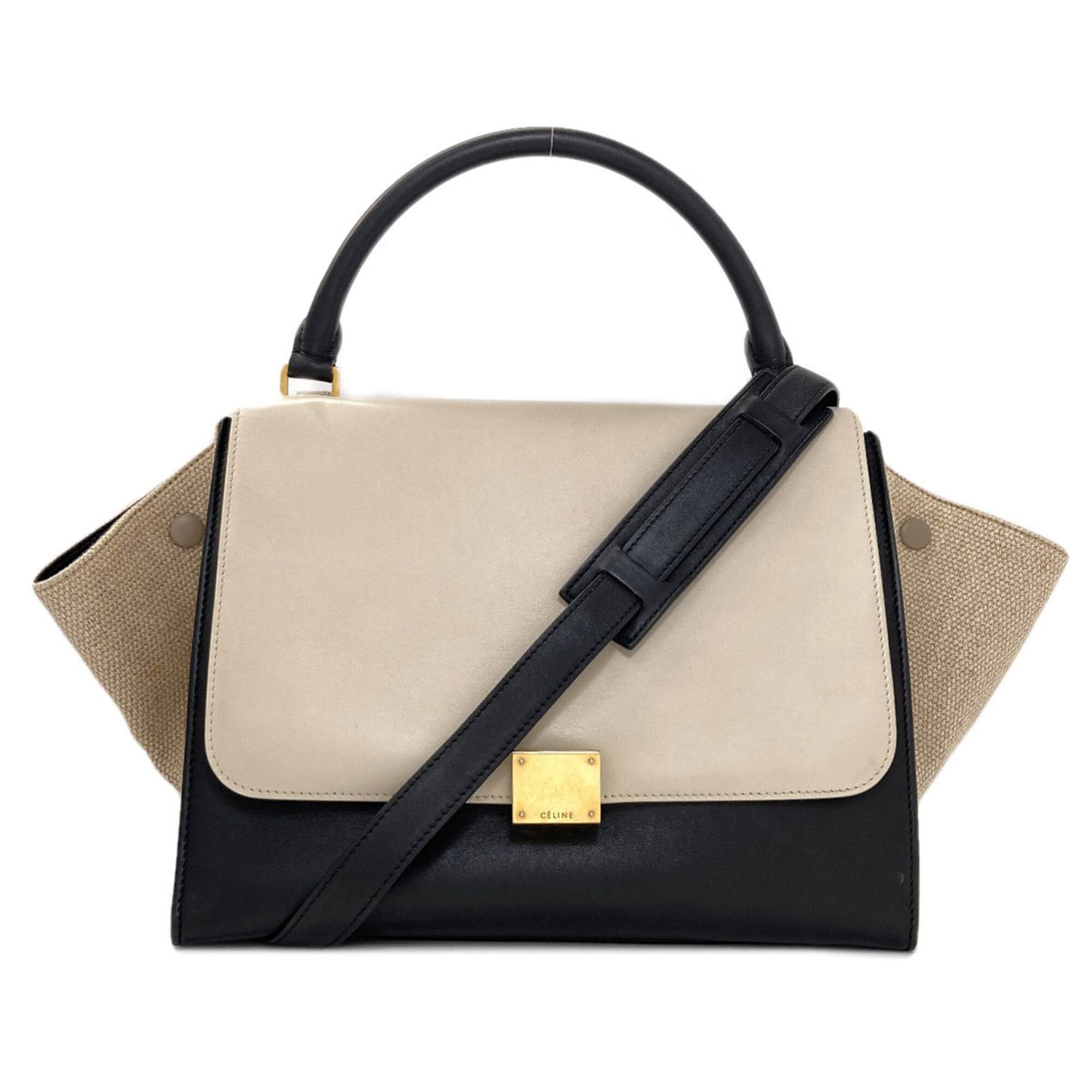 Celine Celine Trapeze Medium 2-Way Handbag, Calfskin, Women's. Size ONE SIZE - 1 Thumbnail