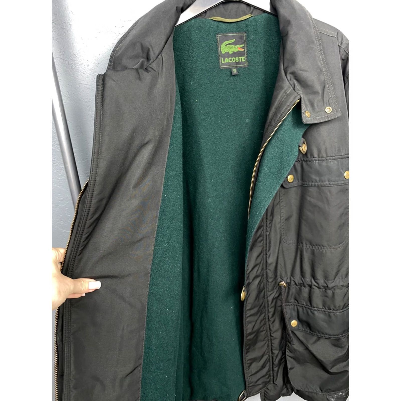 Lacoste Lacoste 90s Vintage Mens Classic Jacket Made in France Size 50 Size US M / EU 48-50 / 2 - 6 Thumbnail