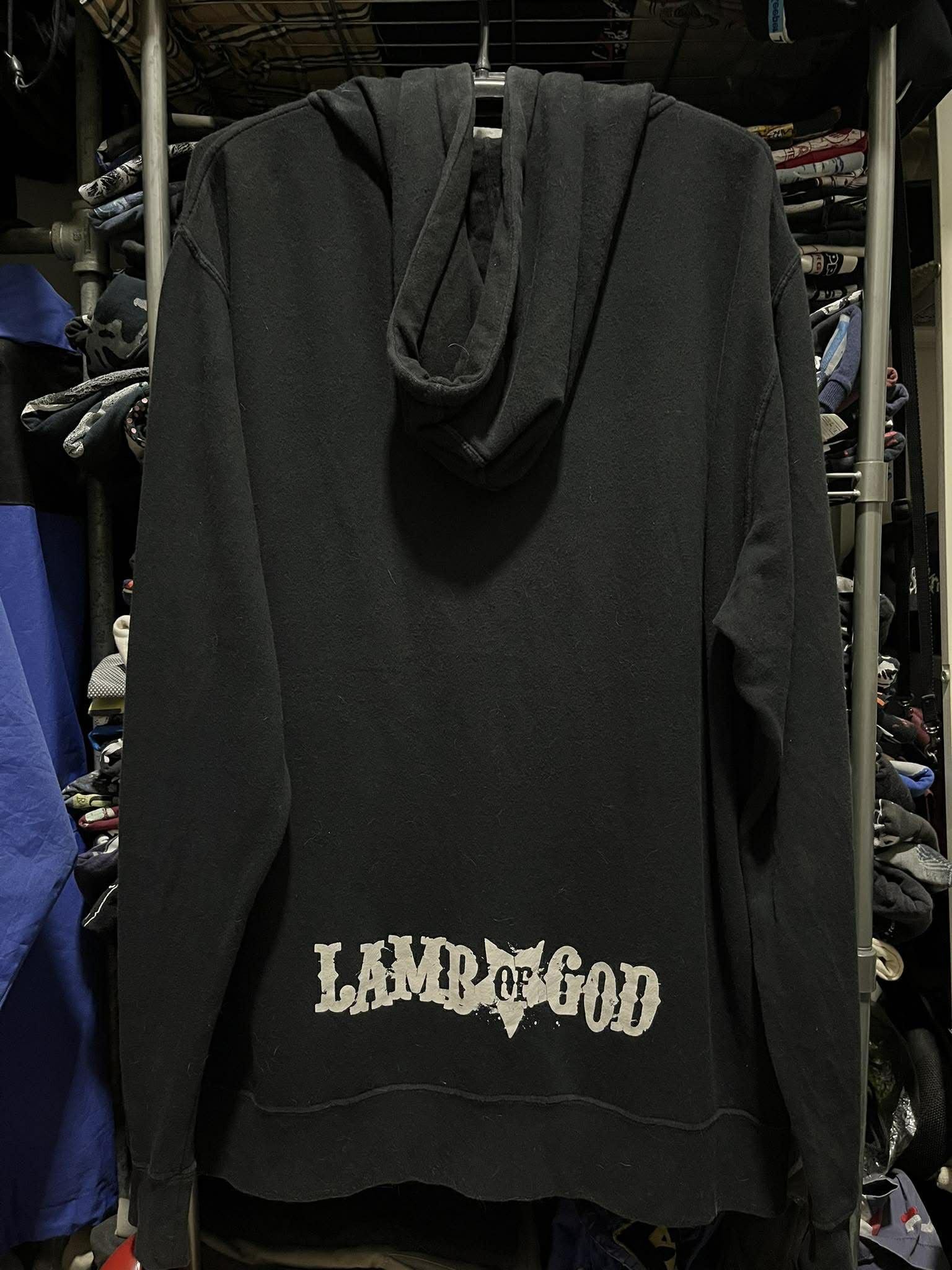 Band Tees Lamb Of God Metalcore Band Hoodie Jacket 2005s Size US XL / EU 56 / 4 - 2 Thumbnail