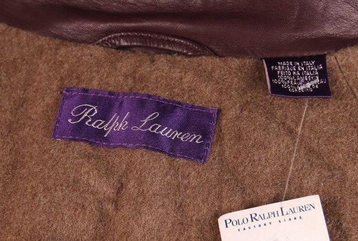 Ralph Lauren Purple Label Ralph Lauren Purple Label Leather Cashmere Bomber Jacket Size US L / EU 52-54 / 3 - 5 Thumbnail