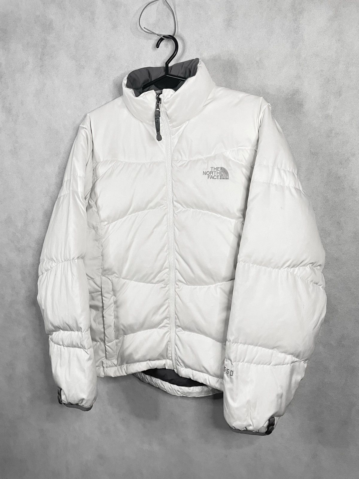 The North Face × Vintage 💥White Vintage Y2k The North Face Puffer Jacket Nuptse 700 Size M / US 6-8 / IT 42-44 - 2 Thumbnail
