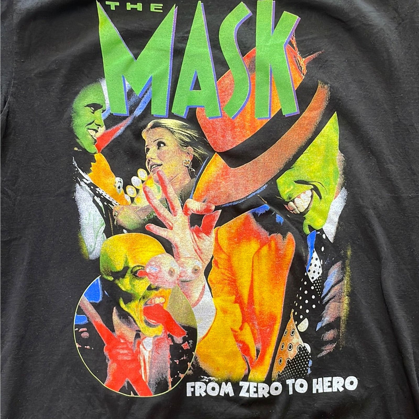 Vintage The Mask Movie Single Stitch Tee XL Size US XL / EU 56 / 4 - 2 Thumbnail