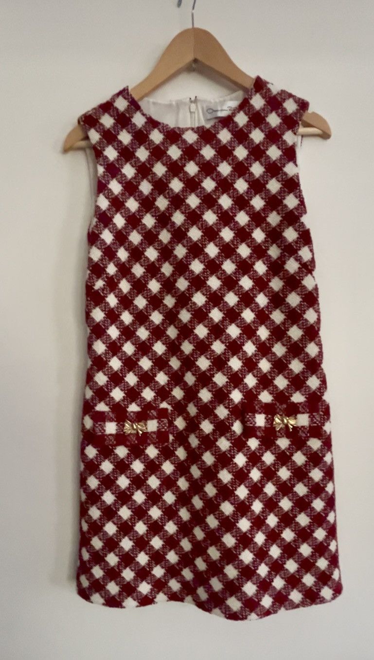 Oscar De La Renta Oscar de la Renta Fall 2024 Chenille Tweed Mini Dress Size M / US 6-8 / IT 42-44 - 1 Thumbnail