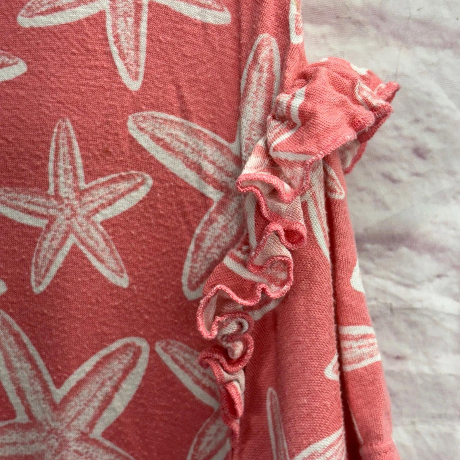 Other Crown & Ivy Starfish Print Large Nightgown Size ONE SIZE - 4 Thumbnail