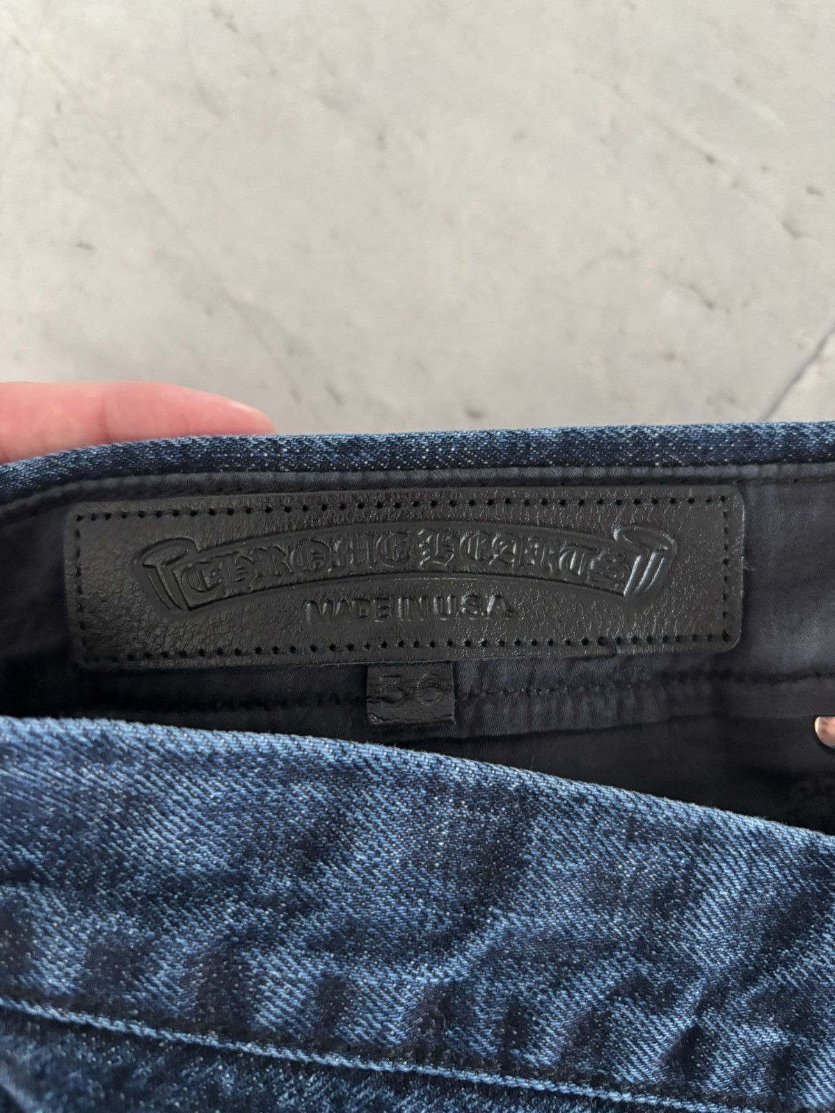 Chrome Hearts Chrome Hearts KS Cut Blue Jeans Size US 36 / EU 52 - 4 Thumbnail