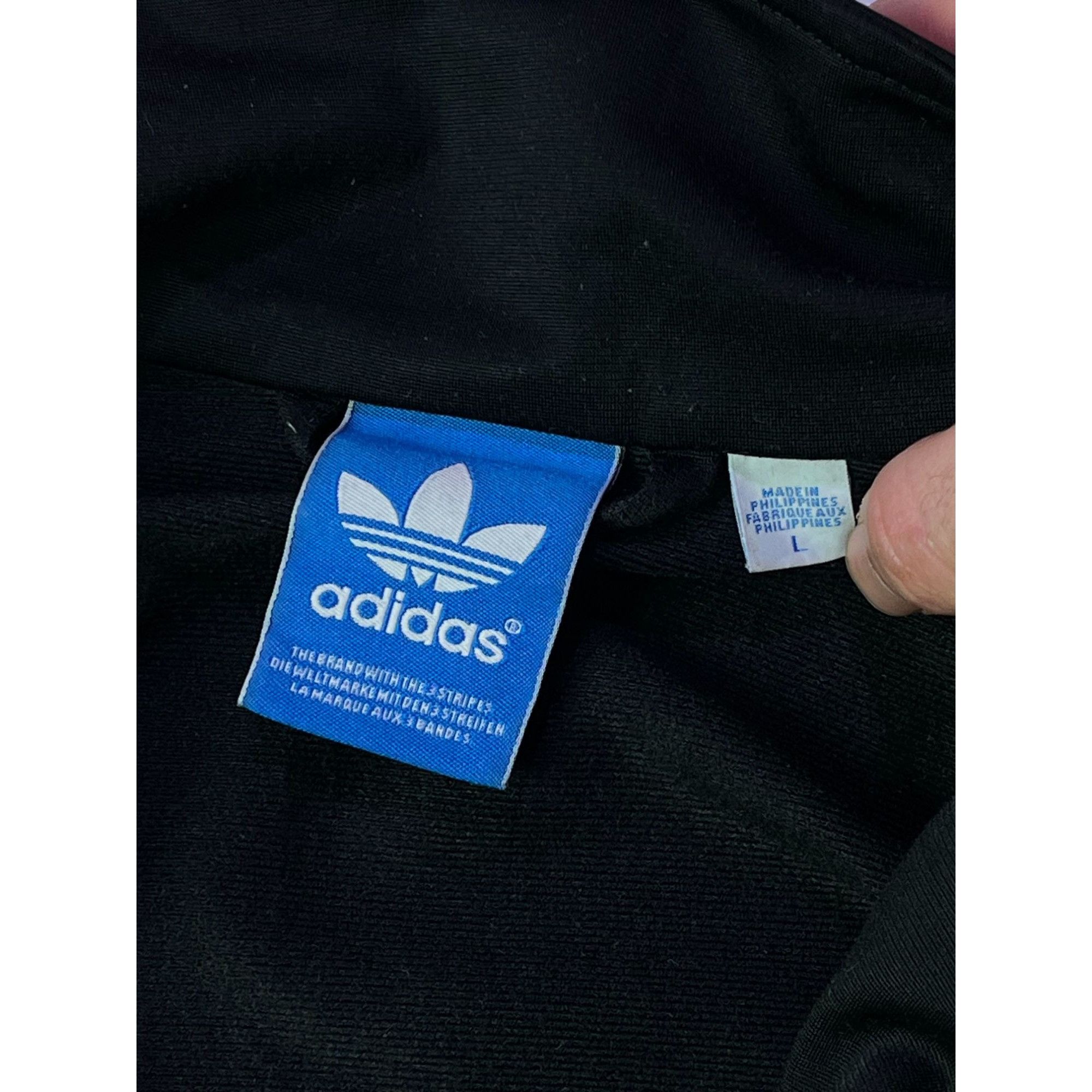 Adidas × Vintage Adidas Vintage Black & Gold Track Jacket Size US L / EU 52-54 / 3 - 5 Thumbnail