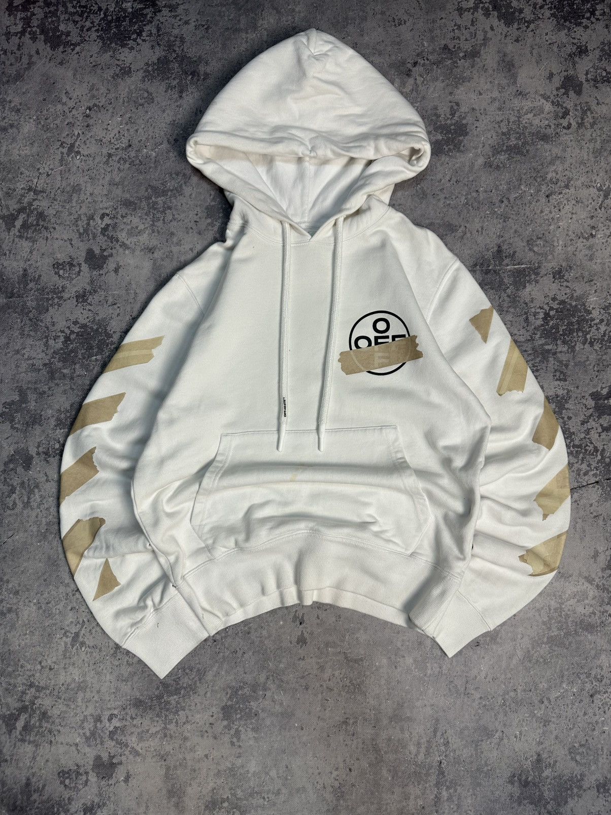 Off-White OFF-WHITE Tape Arrows Hoodie Size US S / EU 44-46 / 1 - 2 Thumbnail