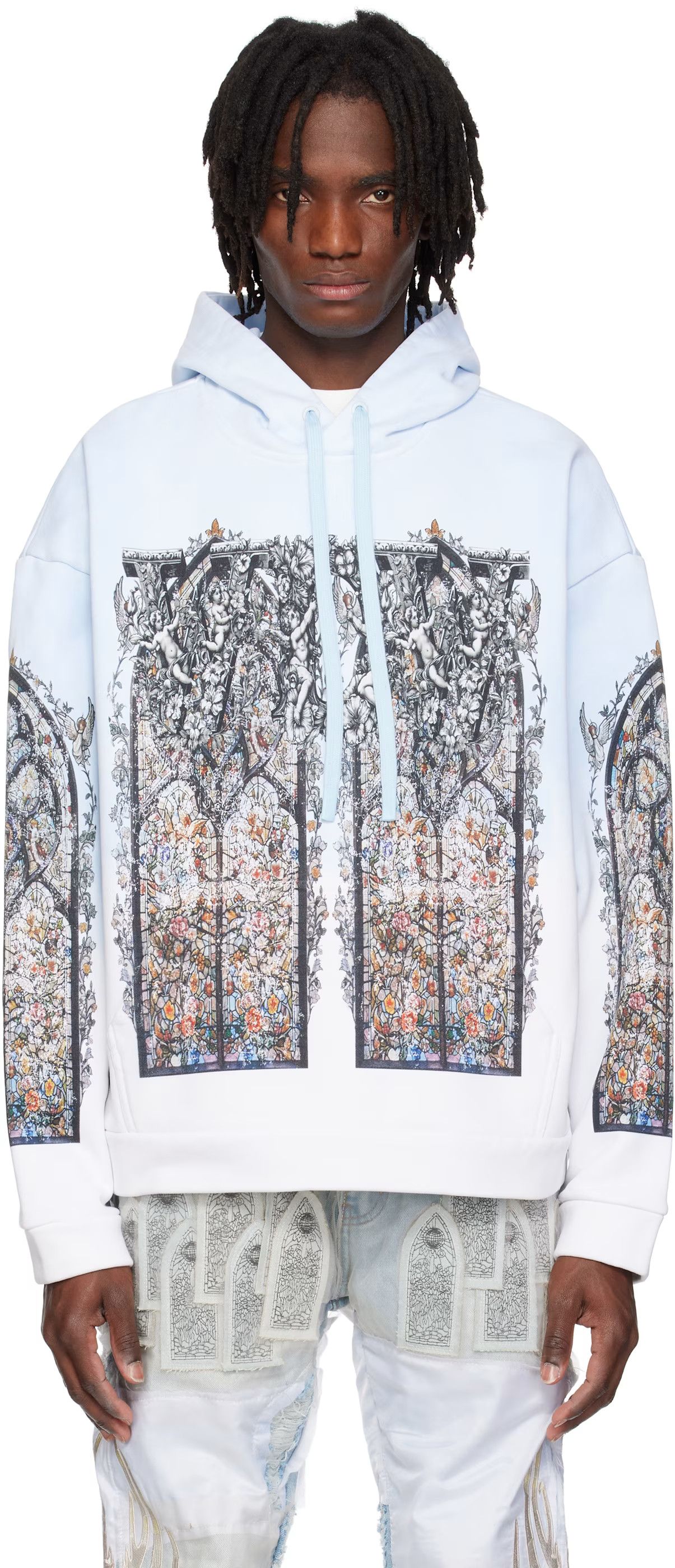 o1h1sh10525 Ignatius Hooded Pullover in Multicolor