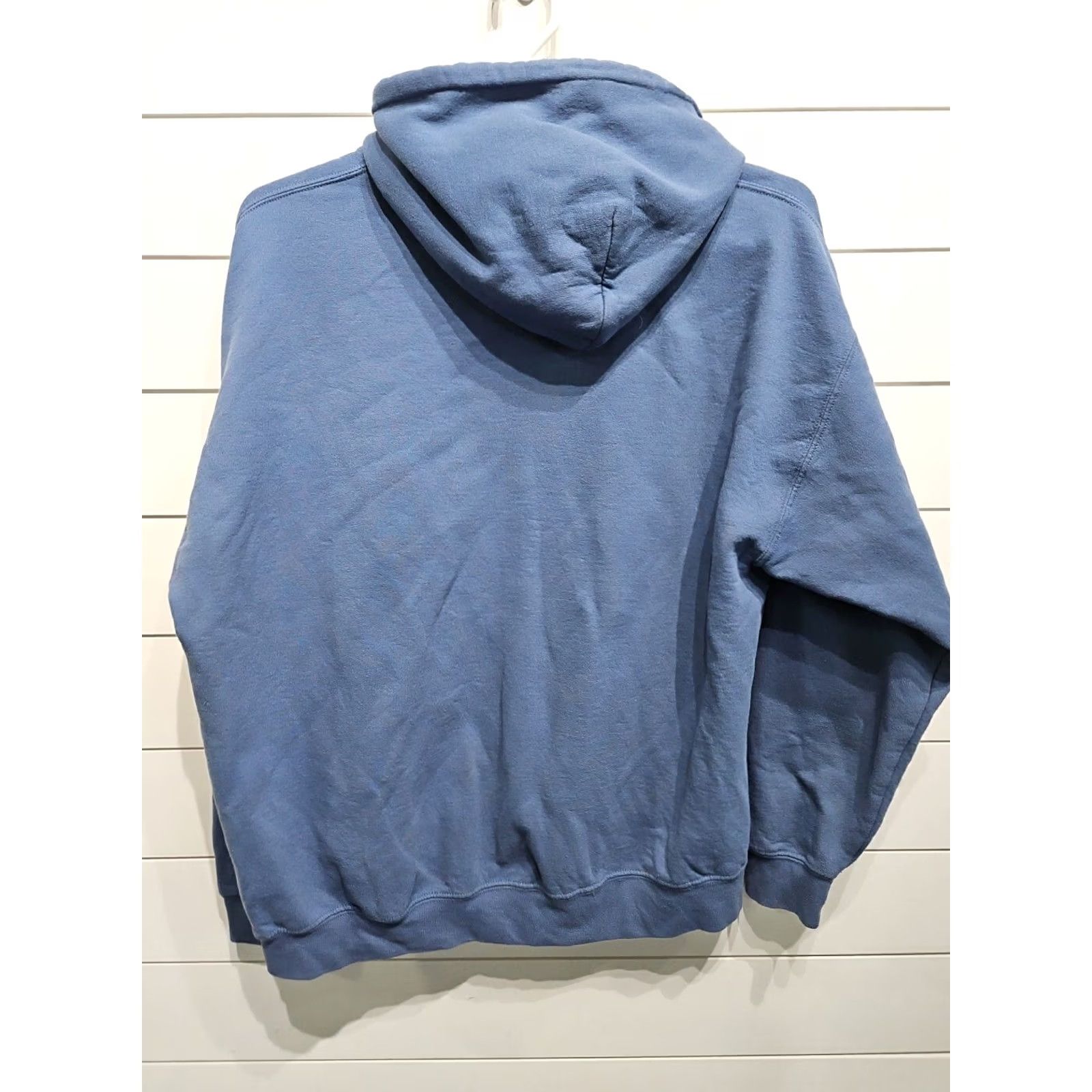 Vintage Leinenkugel's Hooded Hoodie Sweatshirt Wisconsin Beer Mens Large Blue Sweatshirt Hooded Graphic Print Fall Winter Long Sleeve Mens Size US L / EU 52-54 / 3 - 4 Thumbnail
