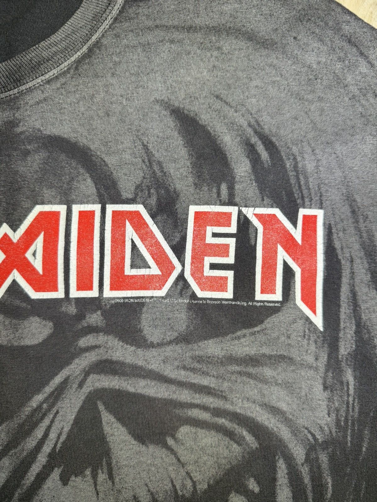 Band Tees × Vintage Vintage / Y2K Rare 2009 Iron Maiden All Over Print Devil Size US XXL / EU 58 / 5 - 6 Thumbnail