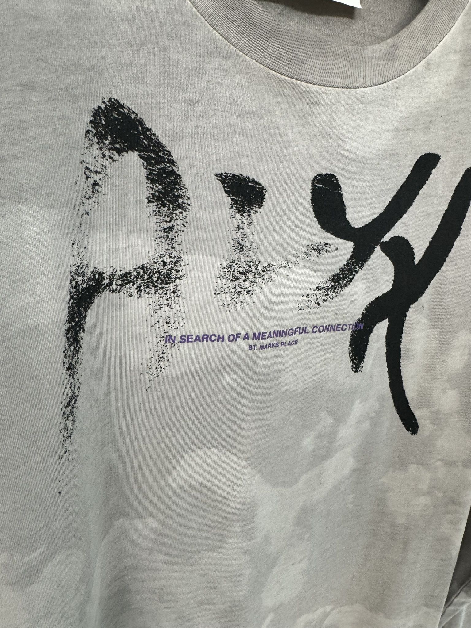 1017 ALYX 9SM × Alyx 1017 ALYX 9SM long-sleeved gray TSHIRT