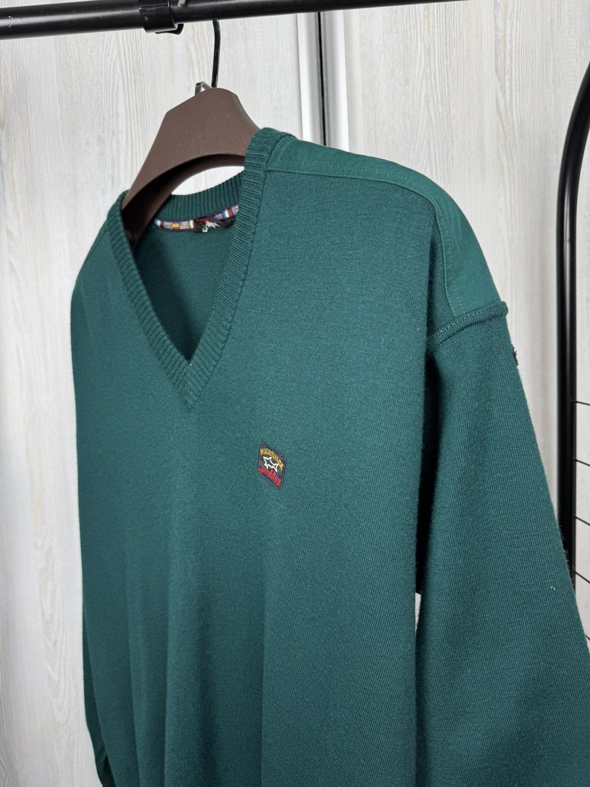 Paul & Shark PAUL & SHARK Yachting Jumper Pullover Wool Blend Elbow Patch Size US XL / EU 56 / 4 - 4 Thumbnail