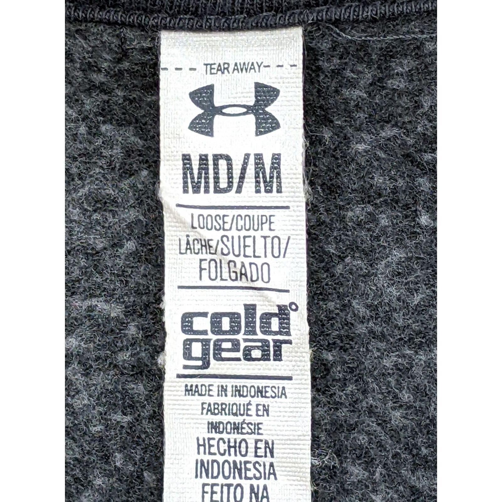 Under Armour Under Armour Hoodie Women M Gray UW Wisconsin Bucky Loose Cold Gear Logo Activewear Sweatshirt Size M / US 6-8 / IT 42-44 - 4 Thumbnail
