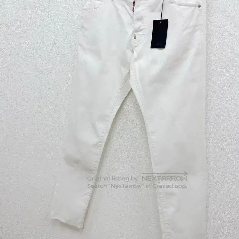 Dsquared2 DSQUARED2 White Casual Trousers for Men . Size US 34 / EU 50 - 2 Thumbnail