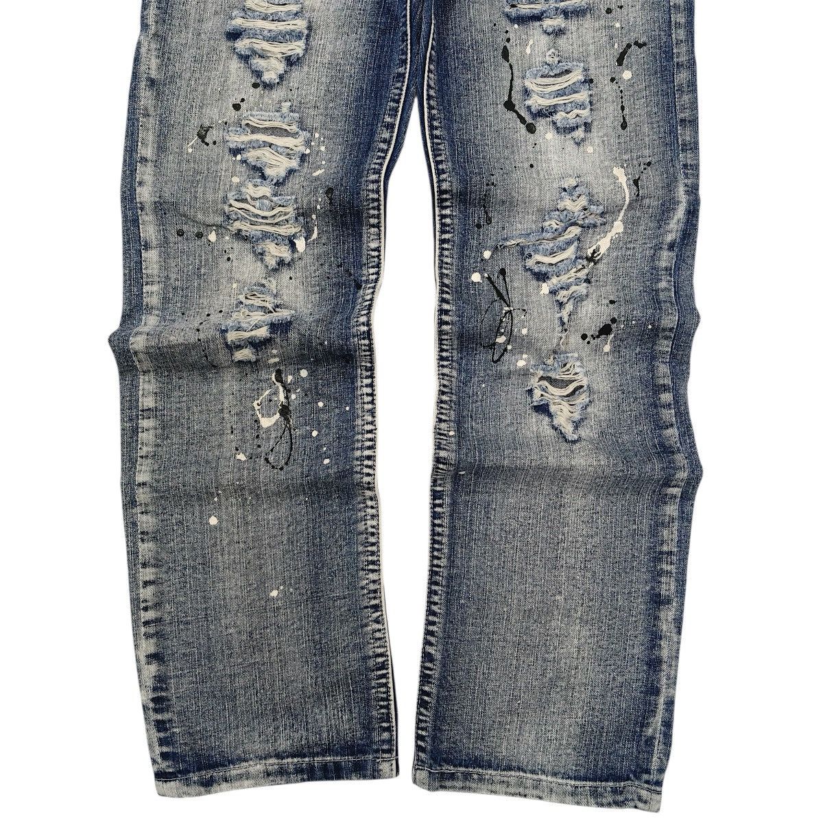 Japanese Brand Vintage Y2K Japanese Colza Paint Splatter Distressed Jeansp Size US 28 / EU 44 - 5 Thumbnail