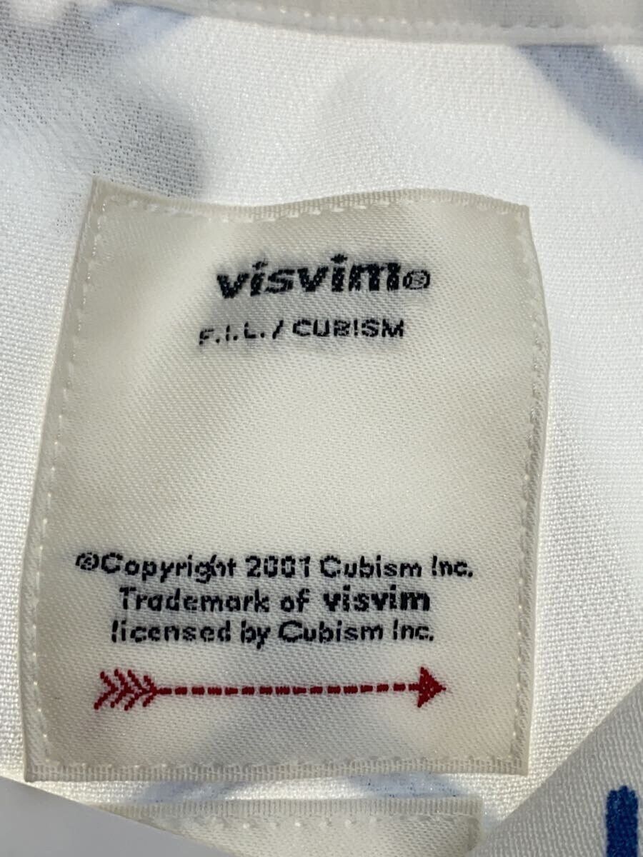 Visvim White Rayon Short Sleeve Shirt Allover Pattern Size US L / EU 52-54 / 3 - 3 Thumbnail