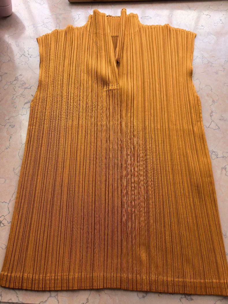 Issey Miyake Issey Miyake size:3 Orange vest Size M / US 6-8 / IT 42-44 - 5 Thumbnail