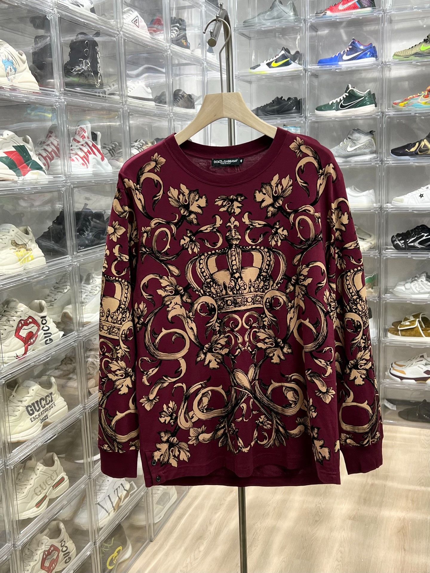 Dolce & Gabbana Dolce & Gabbana Red Long Sleeve Shirt l Men Size US L / EU 52-54 / 3 - 1 Thumbnail