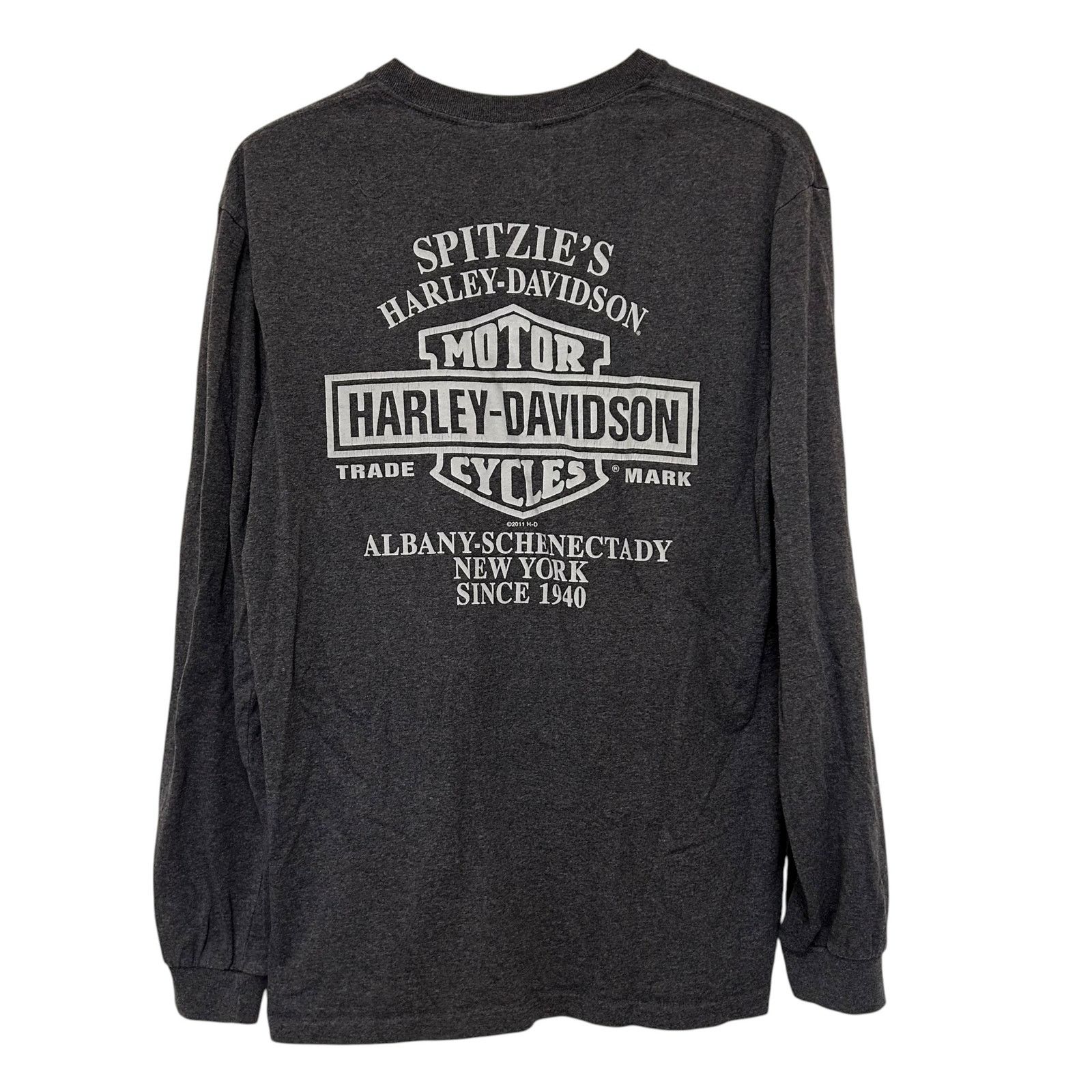 Harley Davidson Harley Davidson Gray Long Sleeve Shirt Sz L Size US L / EU 52-54 / 3 - 5 Thumbnail