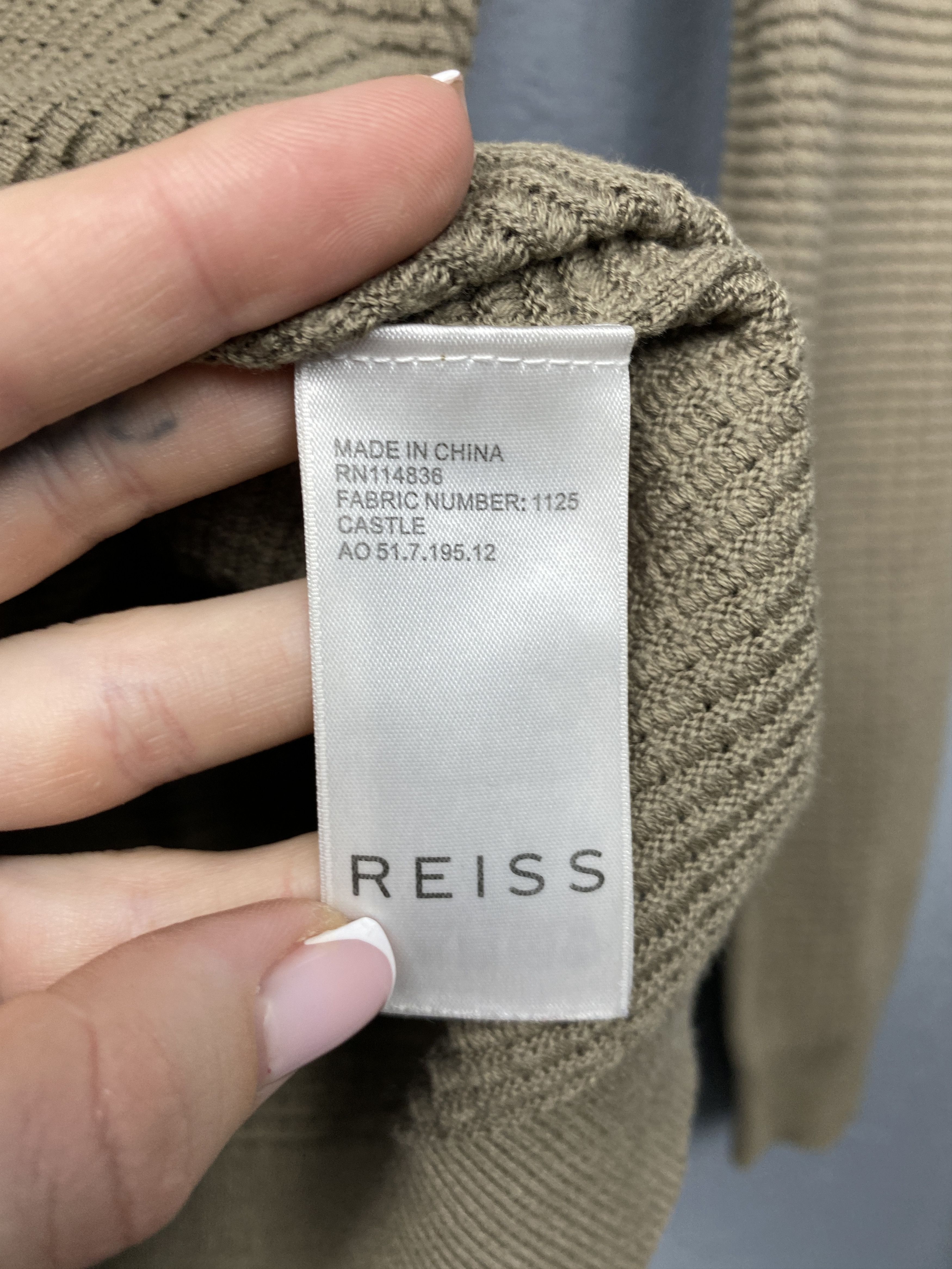 Reiss Reiss Vintage Mens Crew Neck Sweater Size US L / EU 52-54 / 3 - 4 Thumbnail