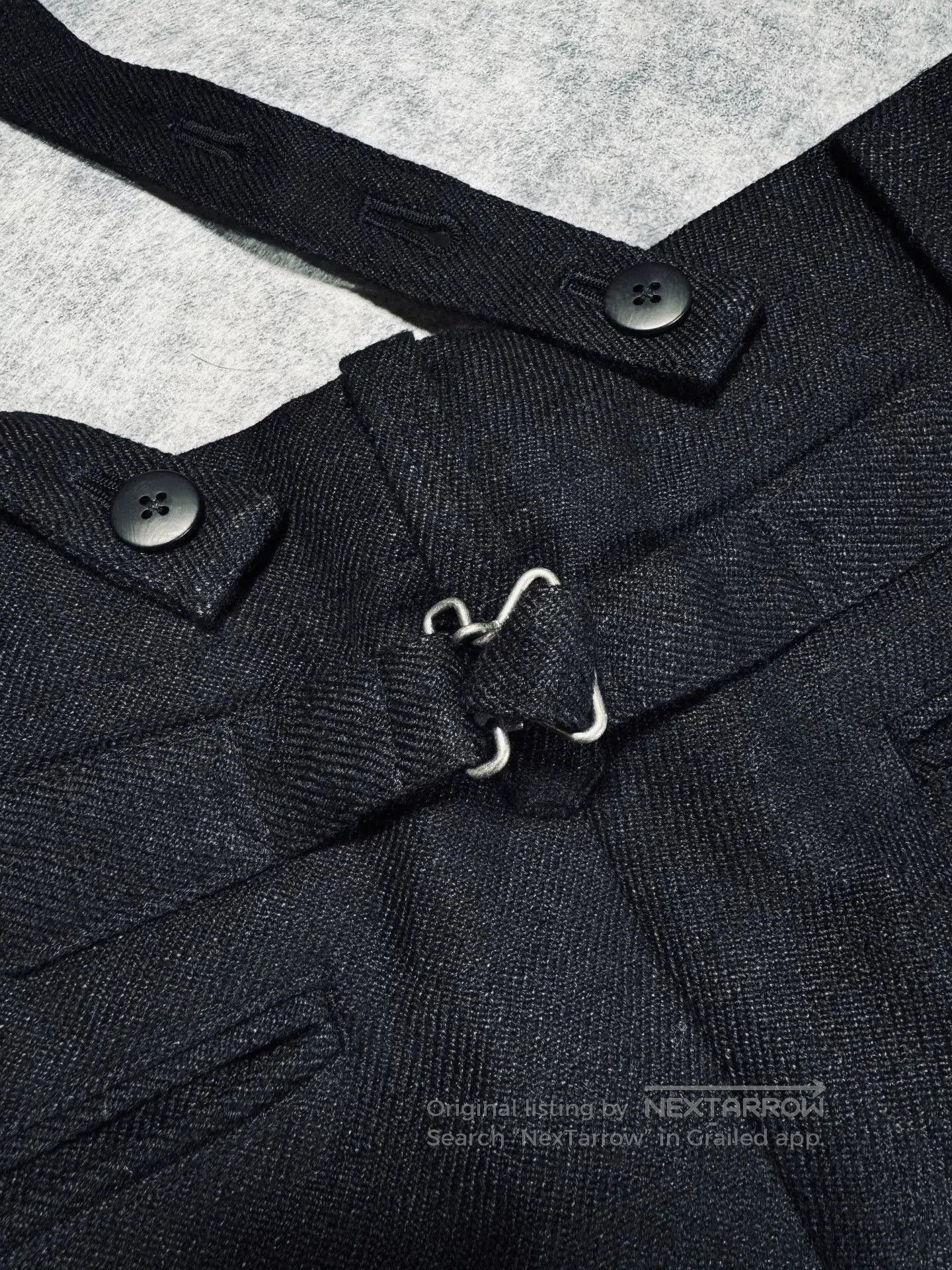 Visvim visvim black suspenders pants made of wool. Size US 26 / EU 42 - 5 Thumbnail