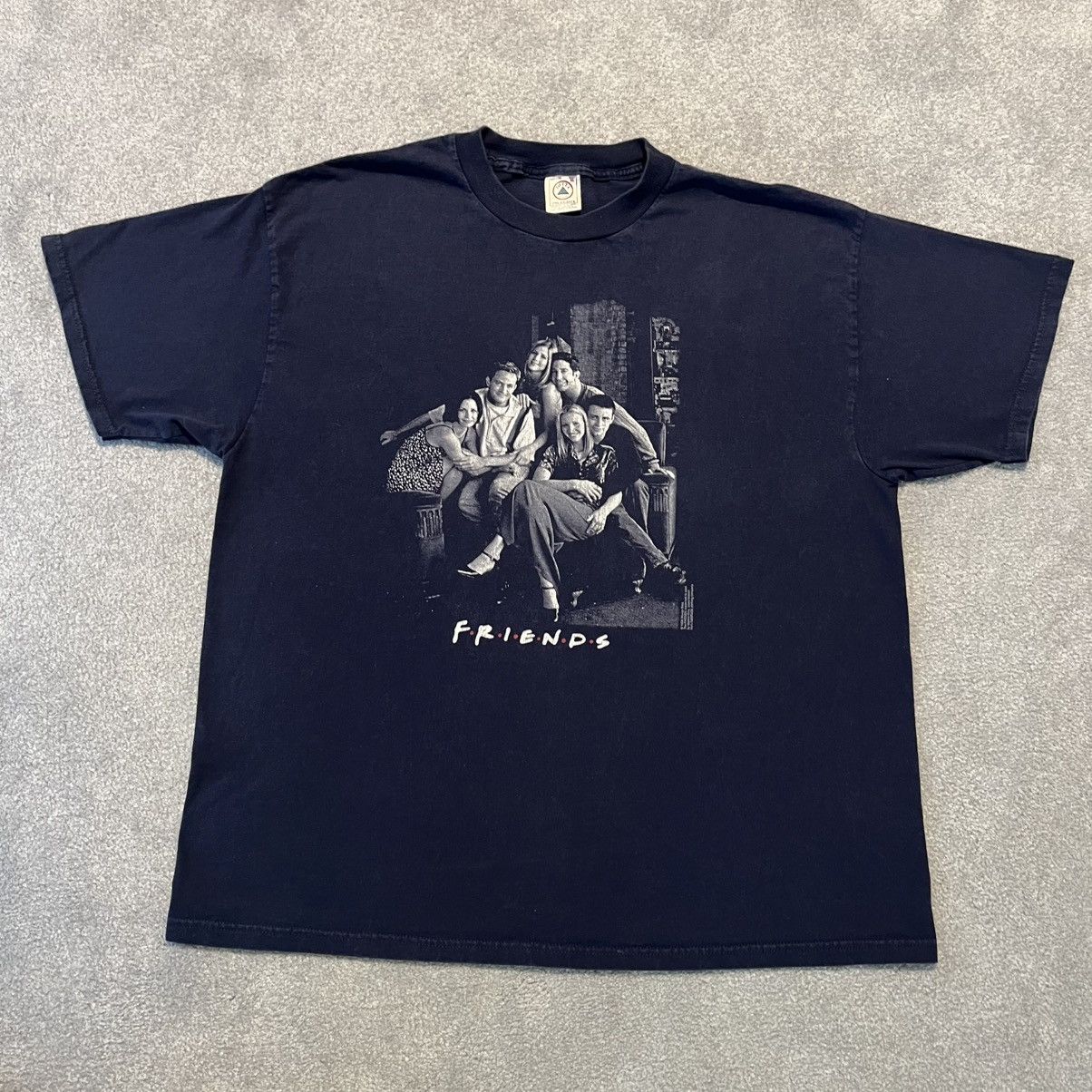 Vintage Vintage 1990s Friends TV Show Warner Bros Promo Graphic Tee Size US XL / EU 56 / 4 - 2 Thumbnail