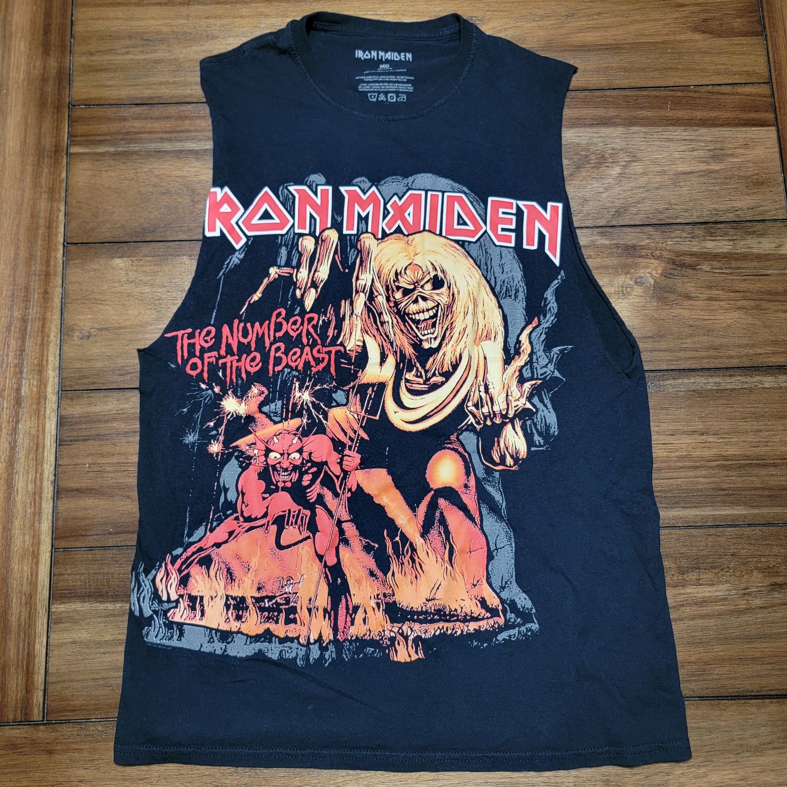 Iron Maiden Iron Maiden Cut Tank Top "The Number Of The Beast" - Medium Size US M / EU 48-50 / 2 - 1 Thumbnail