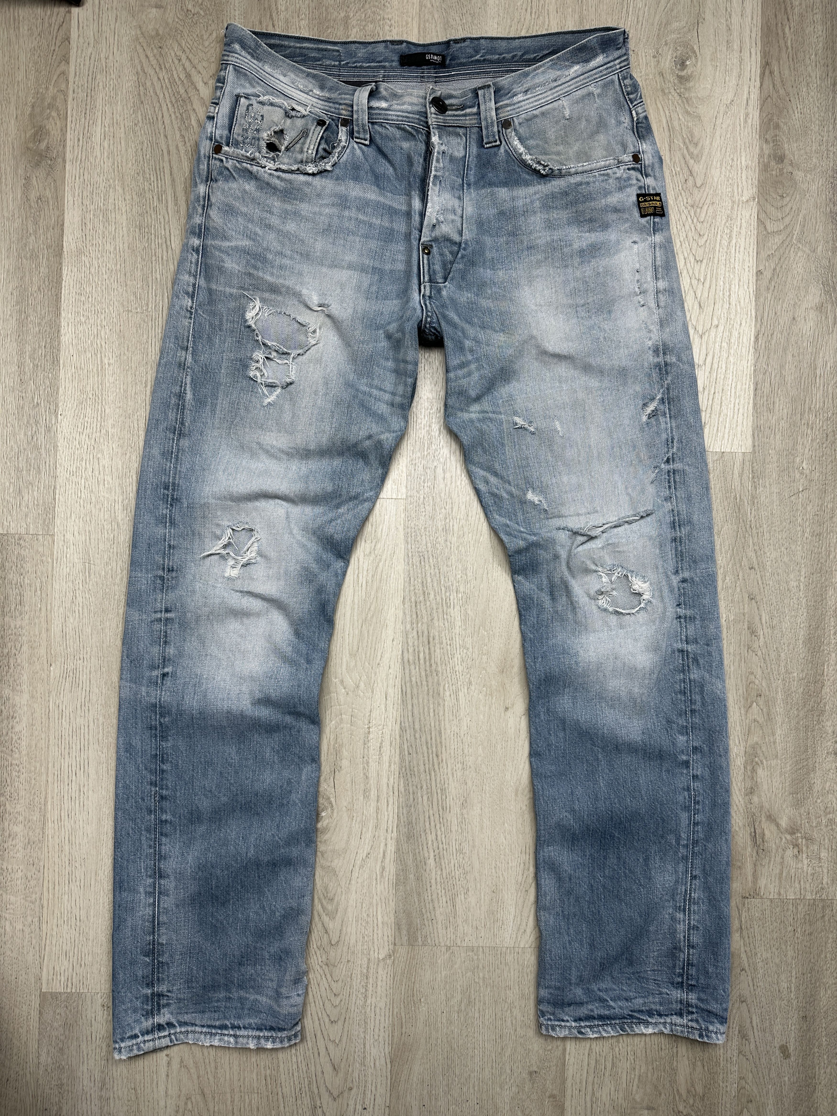 G-Star G Star Raw 3301 Mens Denim Pants Jeans Size US 32 / EU 48 - 4 Thumbnail